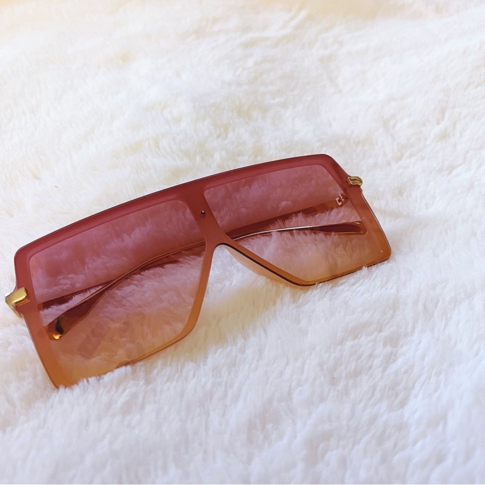 Other Ariel Pink Rectangle Full Frame Sunglasses Size ONE SIZE - 7 Thumbnail