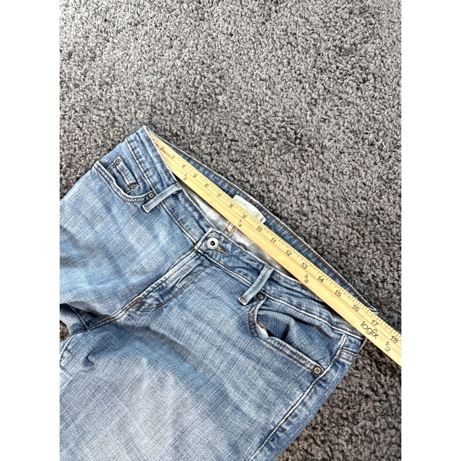 Levi's VINTAGE Levi’s 545 Superlow Stretch Womens Jeans 34x30 Bootcut Medium Wash Low Rise Denim 5-Pocket Levi’s 500 Series Mens? Womens Size 24" / US 00 / IT 34 - 4 Thumbnail
