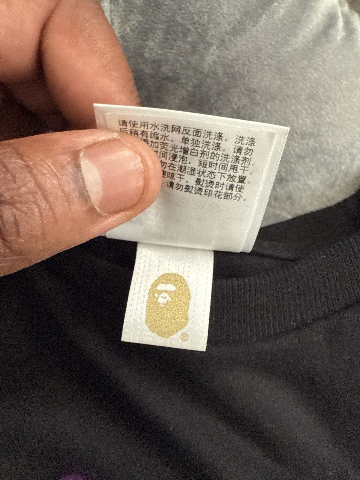 Bape BAPE: Black Color Camo Transform Big Ape Head T shirt Size US XL / EU 56 / 4 - 6 Thumbnail