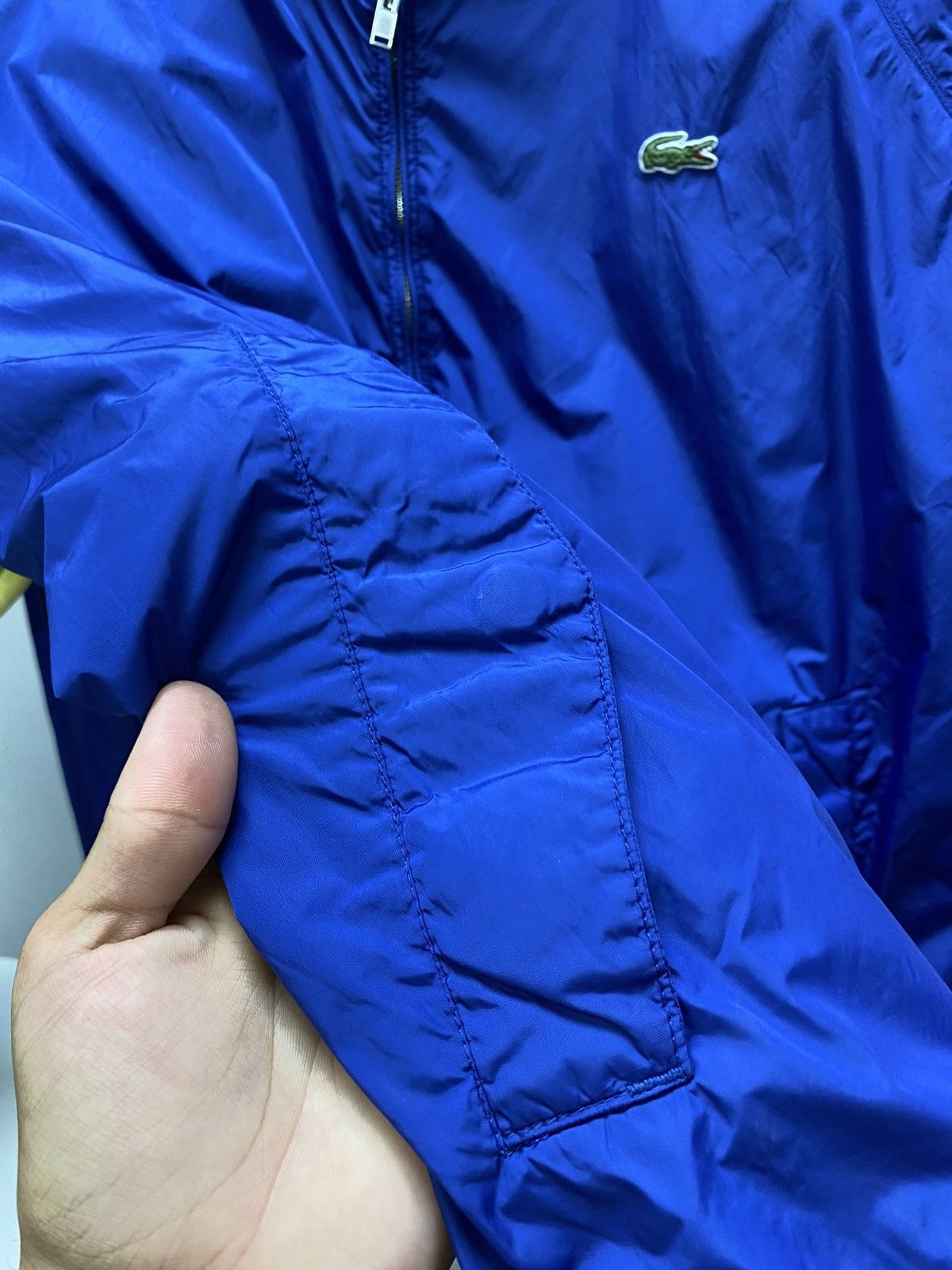 Lacoste × Vintage Vintage Lacoste Track Jacket Y2K Nylon Men’s L Blue Zip Size US L / EU 52-54 / 3 - 10 Thumbnail