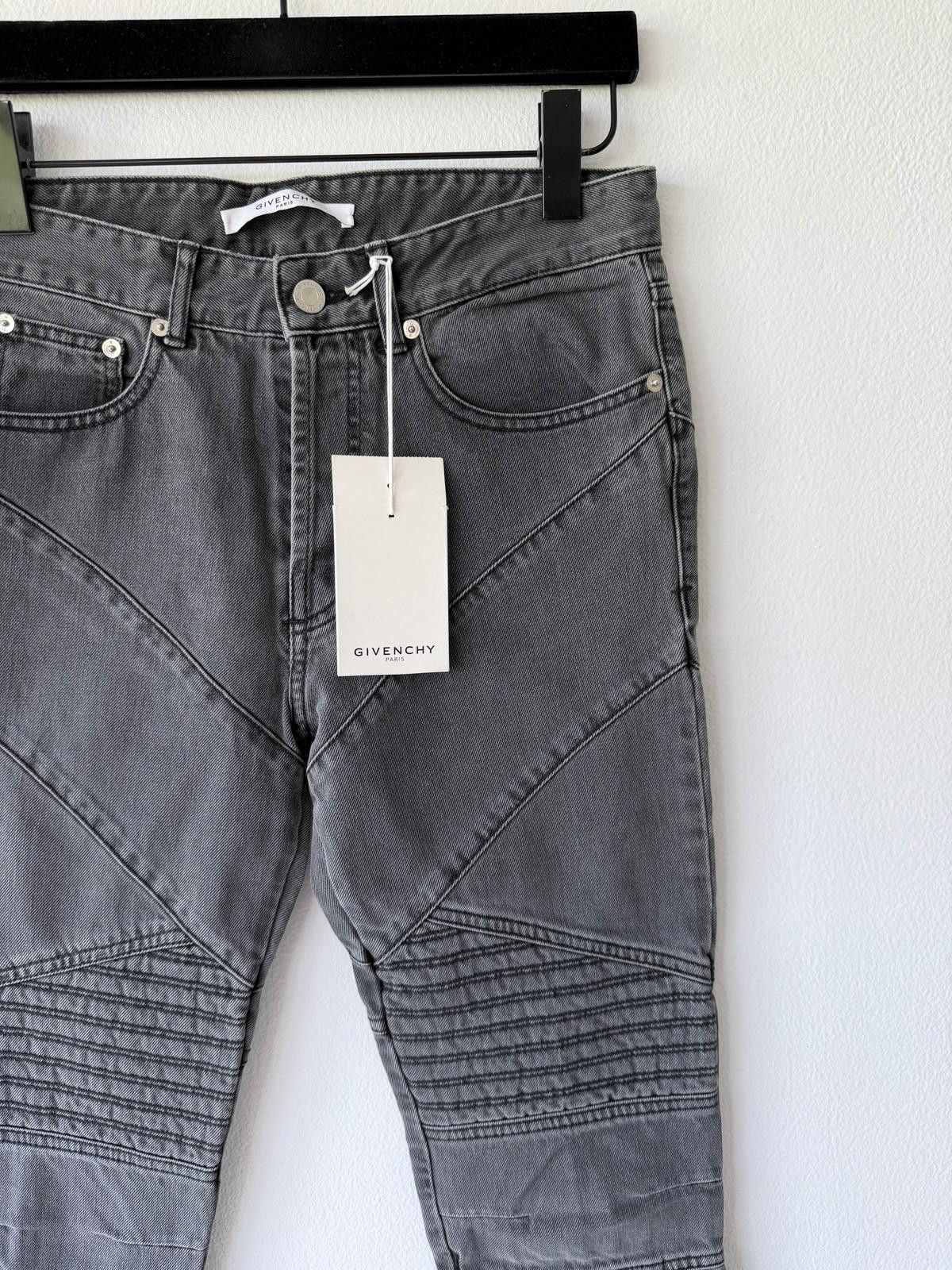 Givenchy new Givenchy mens denim jeans grey cuban biker fit zip 29 Size US 29 - 5 Thumbnail