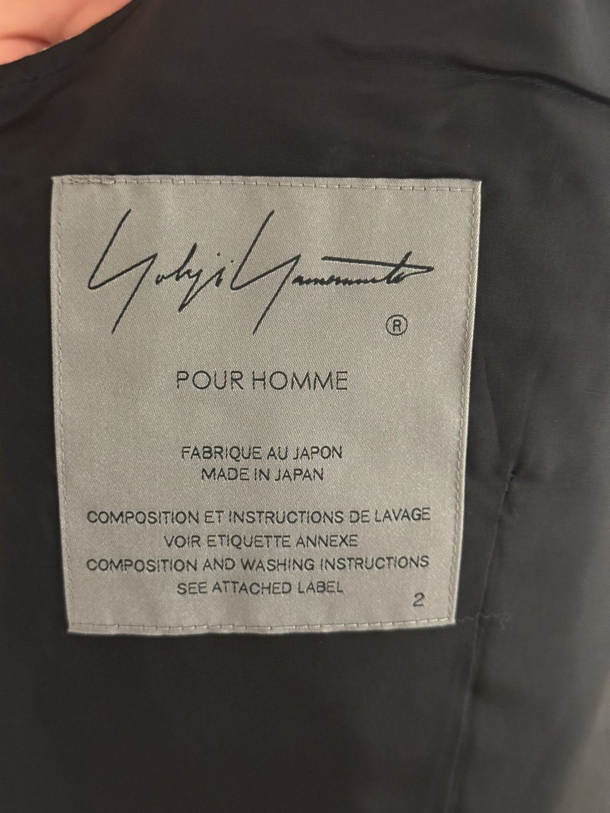 Yohji Yamamoto Yohji Yamamoto Pour Homme SS22 Newspaper-Print Vest Size 46R - 5 Thumbnail