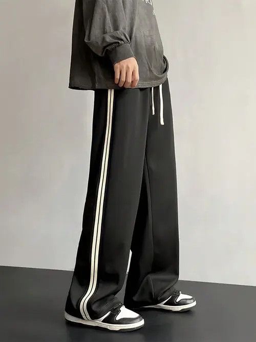 Japanese Brand Casual Versatile Straight Leg Sweatpants Size US 32 / EU 48 - 4 Thumbnail