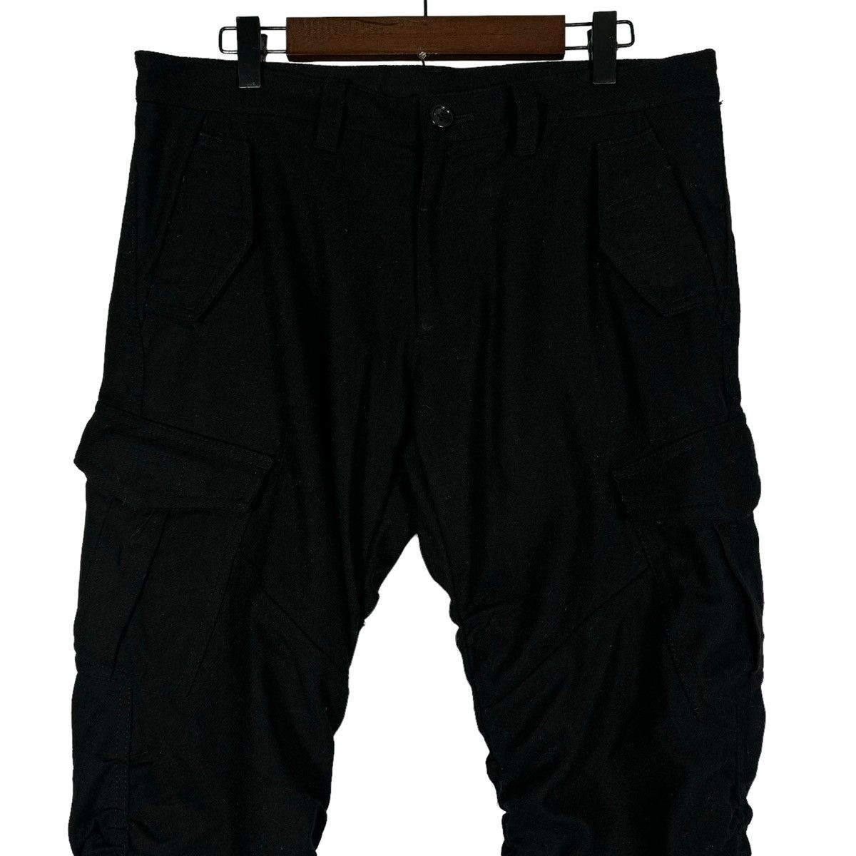 Tornado Mart Archive Tornado Mart Ruched Stacked Cargo Pants Size US 33 - 13 Thumbnail