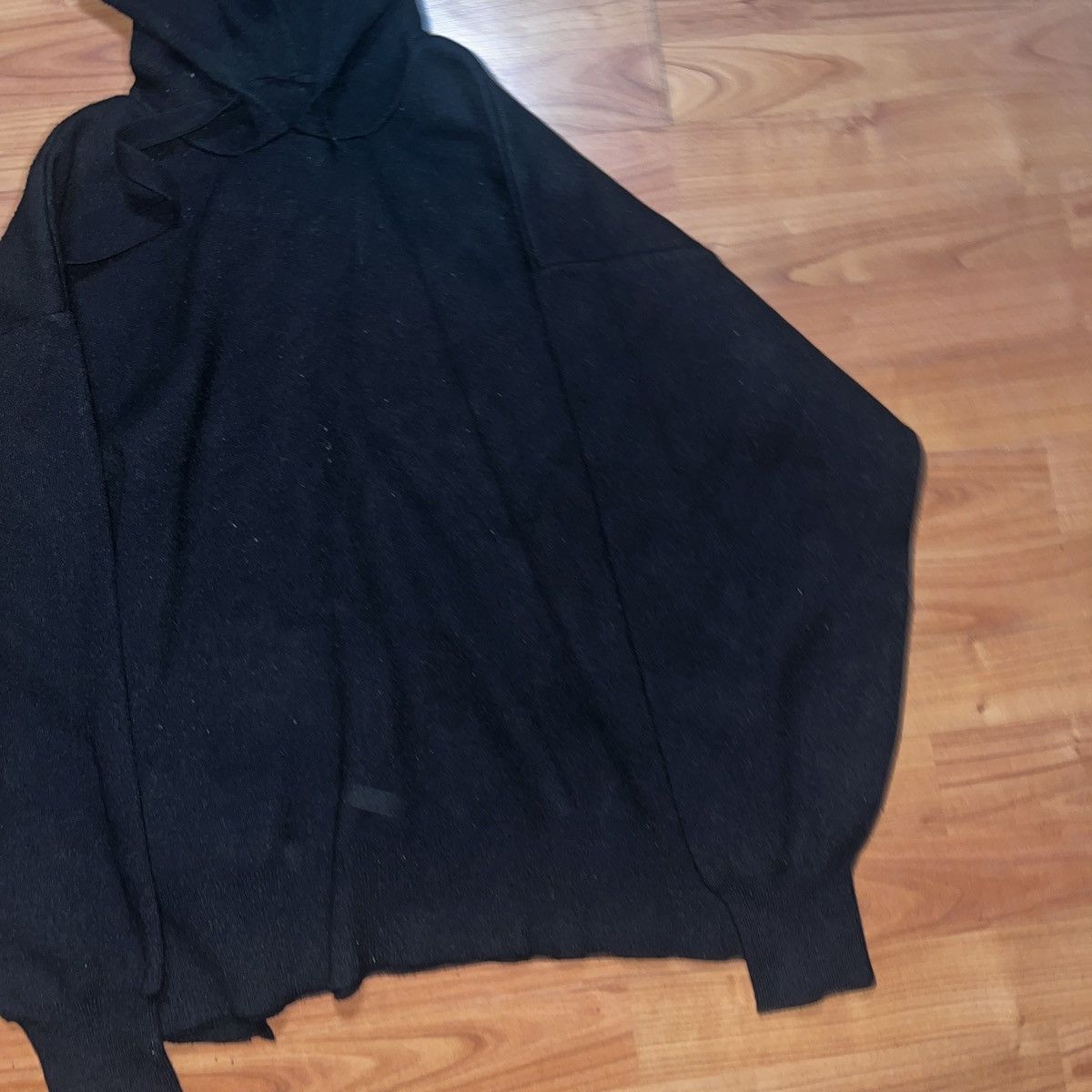 Other Vintage Black Hoodie Size L Y2K 00’s Avant Garde Size US L / EU 52-54 / 3 - 3 Thumbnail