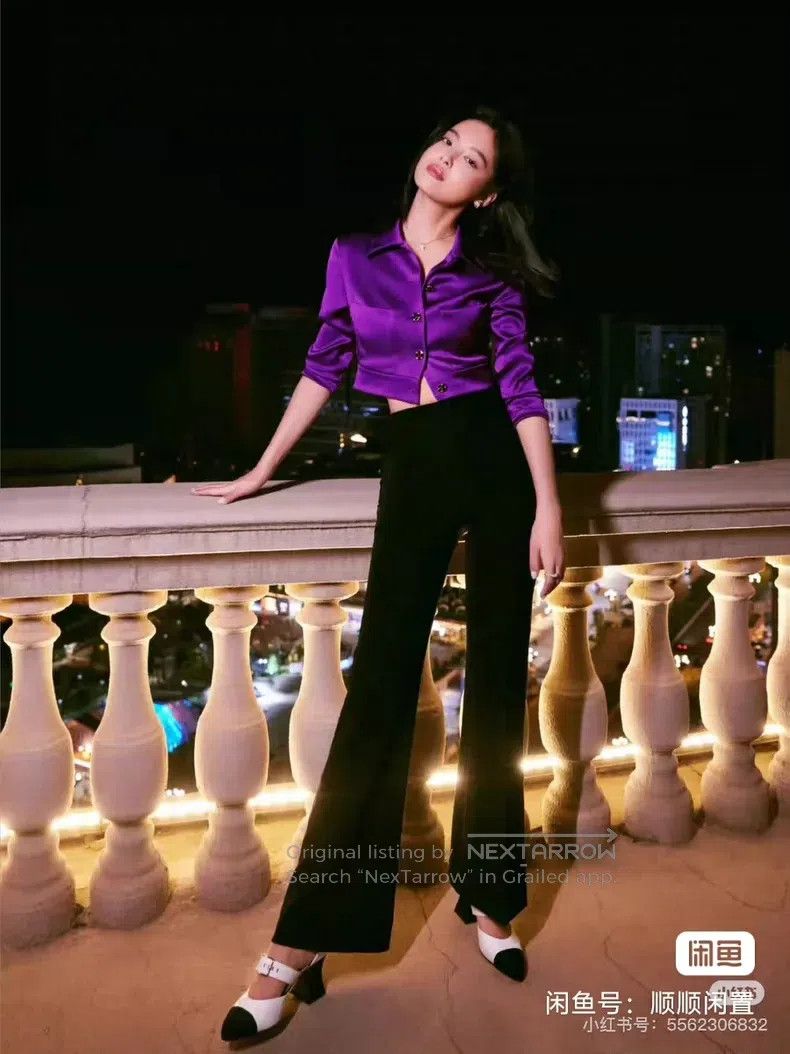 Chanel Chanel Purple silk shirt Size XXS / US 00 / IT 34 - 4 Thumbnail