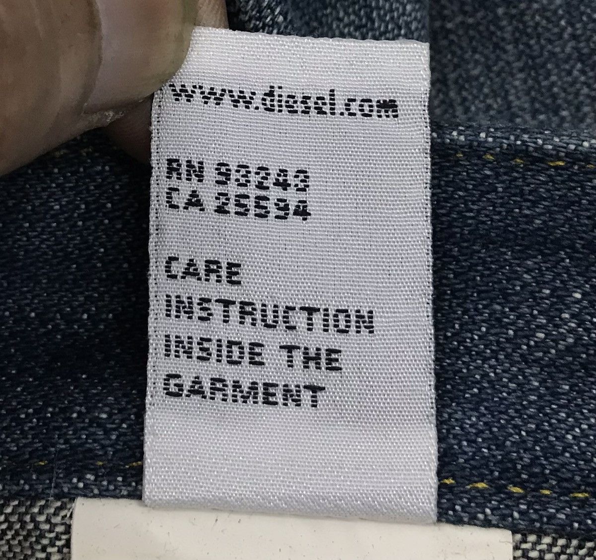 Diesel × Vintage Vintage Diesel Only The Brave Made In Romania Denim Pants Size US 29 - 14 Thumbnail