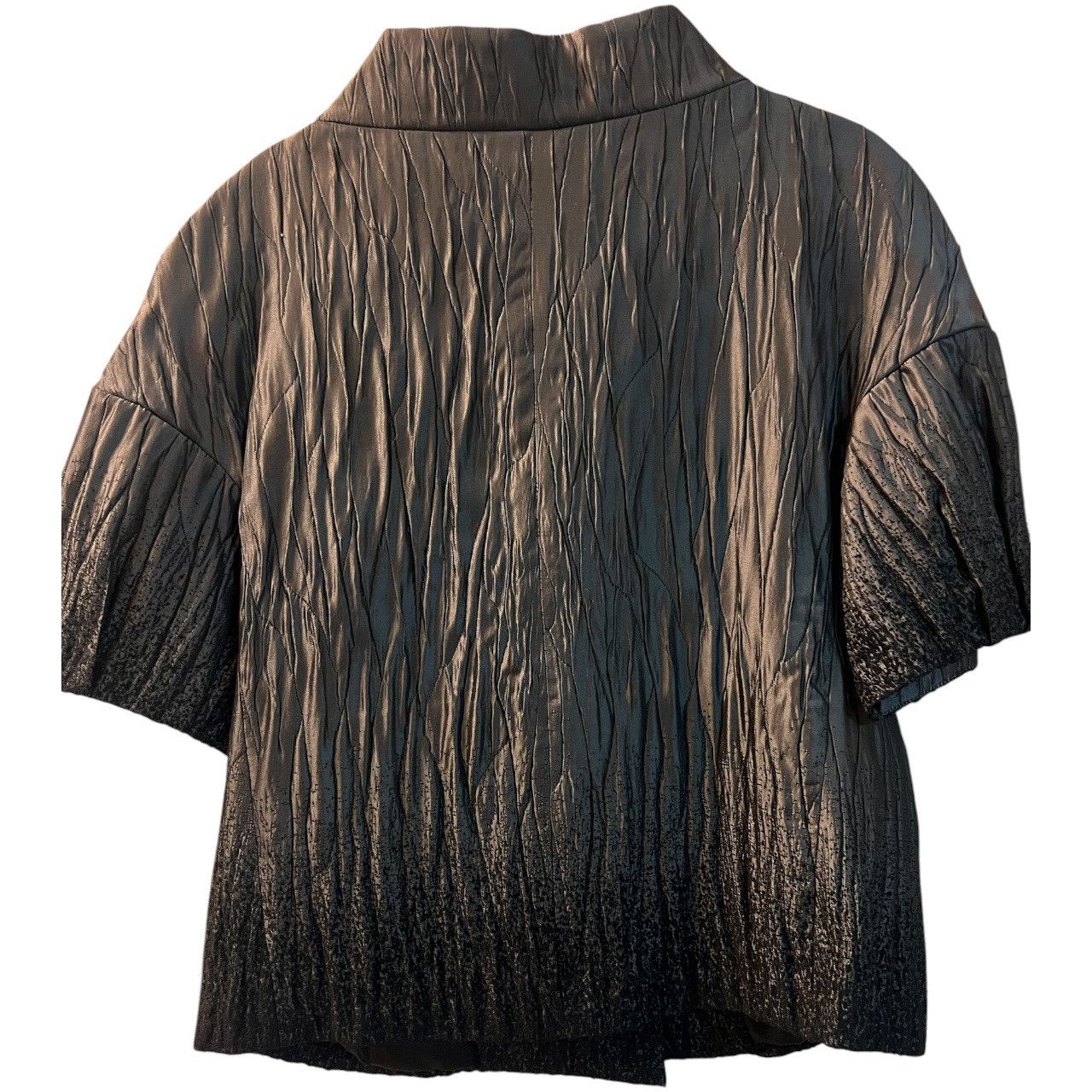 Bcbgmaxazria BCBG Haya Pewter Metallic Double-Breasted Blazer Size S / US 4 / IT 40 - 2 Thumbnail