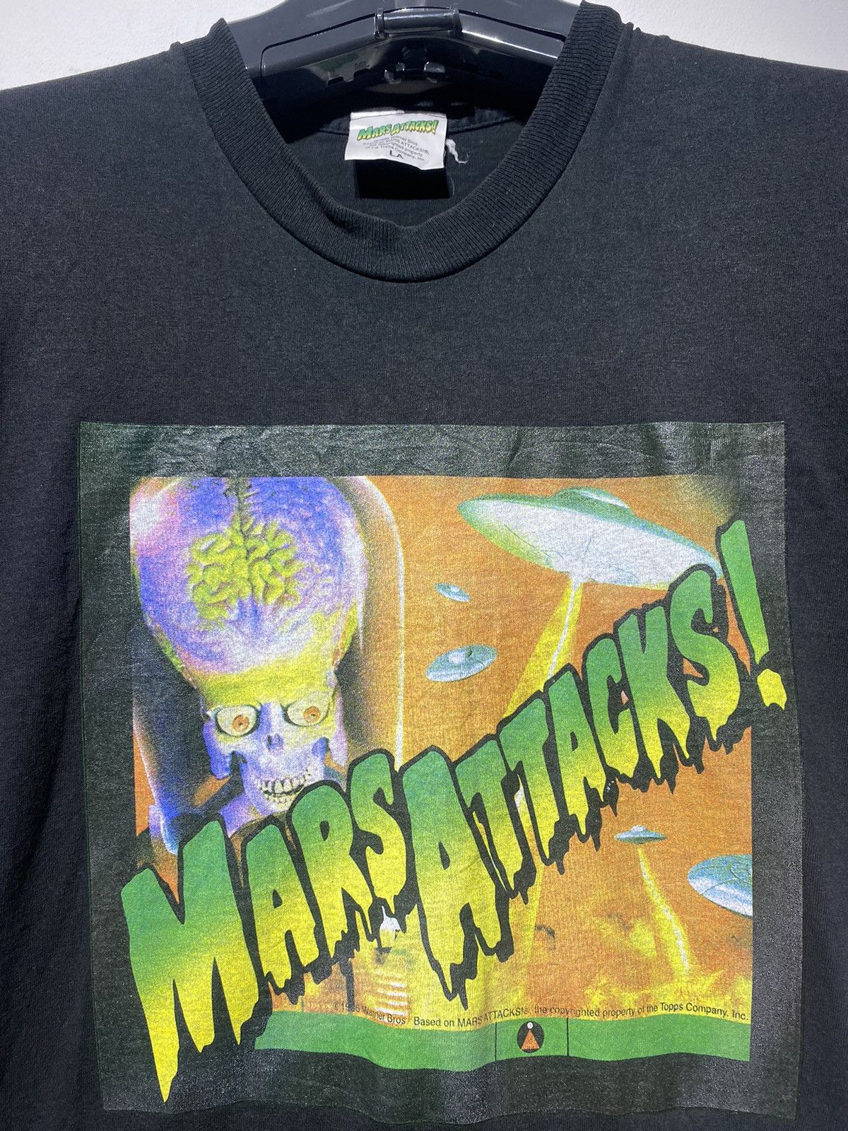 Vintage Vintage 1996 MARS ATTACKS science fiction film t shirt Size US L / EU 52-54 / 3 - 6 Thumbnail
