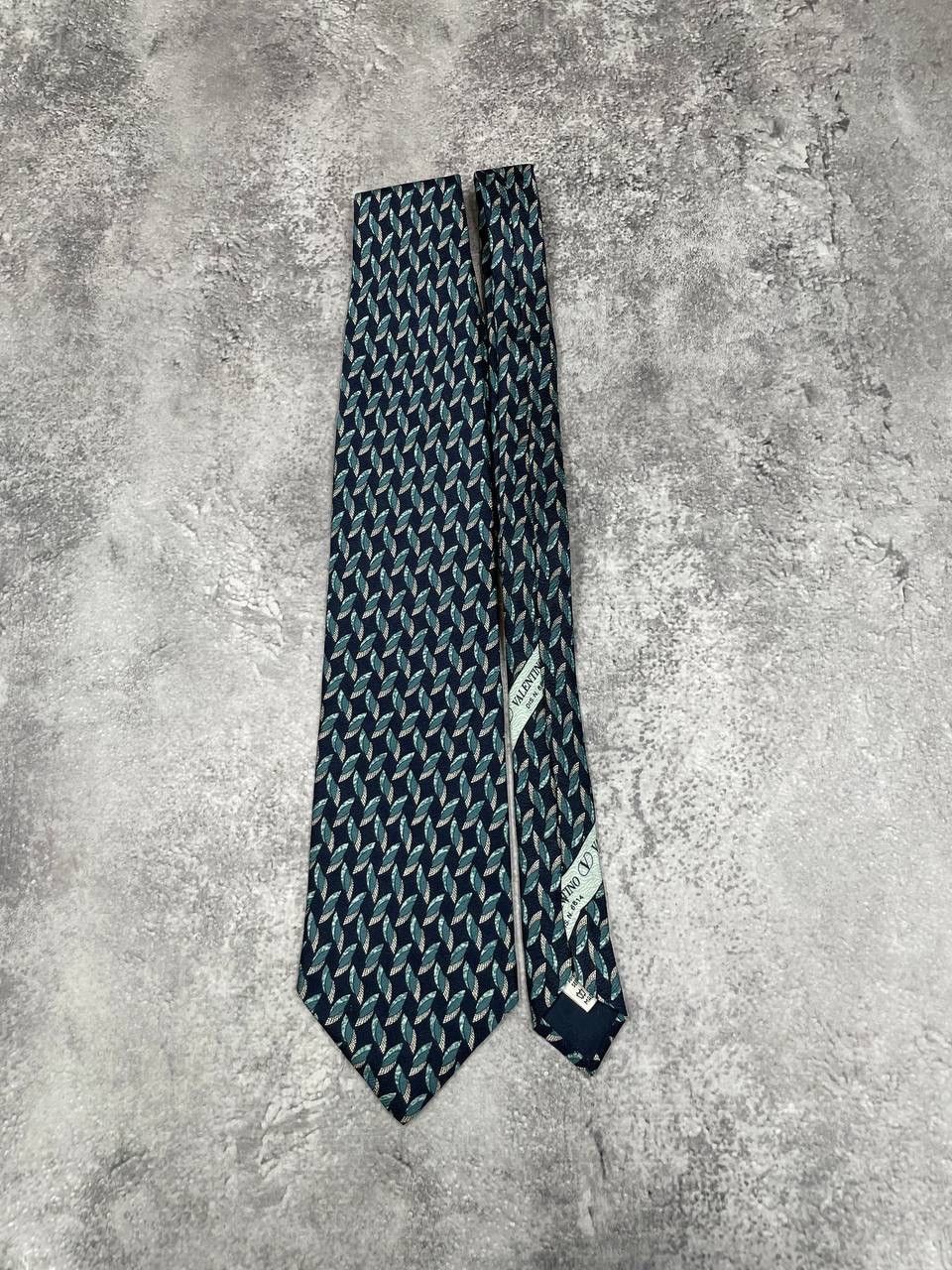 Valentino Valentino Cravatte Silk Tie Patterned Blue Green Size ONE SIZE - 1 Thumbnail