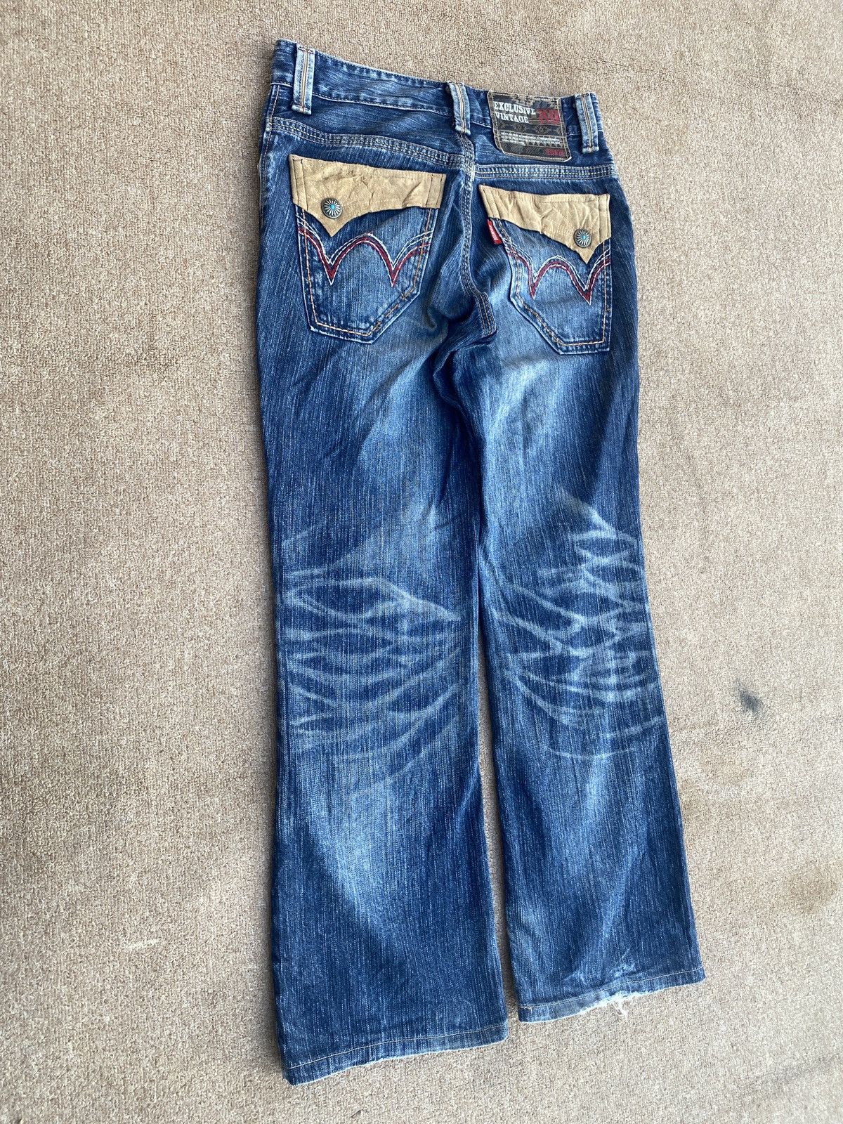 Edwin × PPFM Vintage edwin blue trip flare denim Size US 28 / EU 44 - 12 Thumbnail