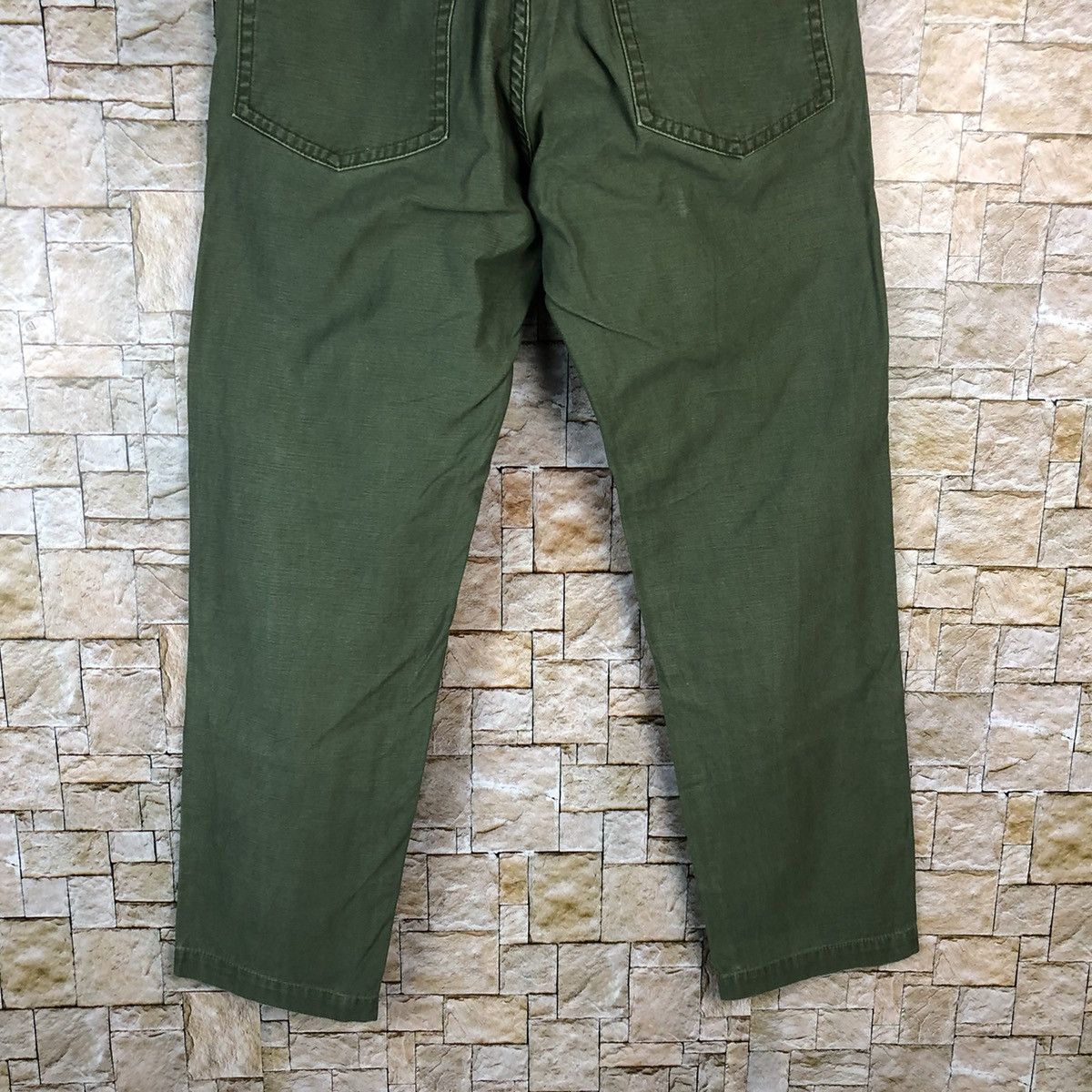 Japanese Brand Back Number Green cargo Pants #A1023 Size US 28 / EU 44 - 13 Thumbnail