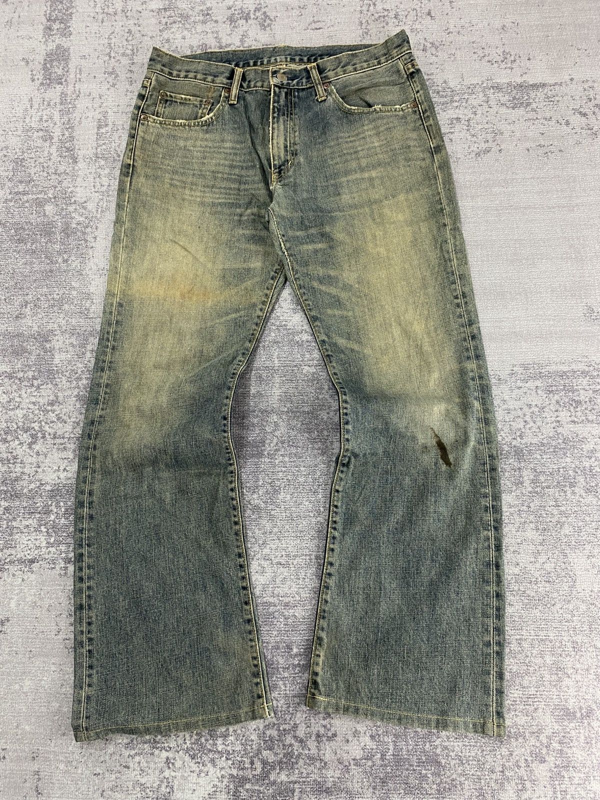 Japanese Brand flared uniqlo mudwash jeans ifsx lgb style Size US 32 / EU 48 - 1 Thumbnail