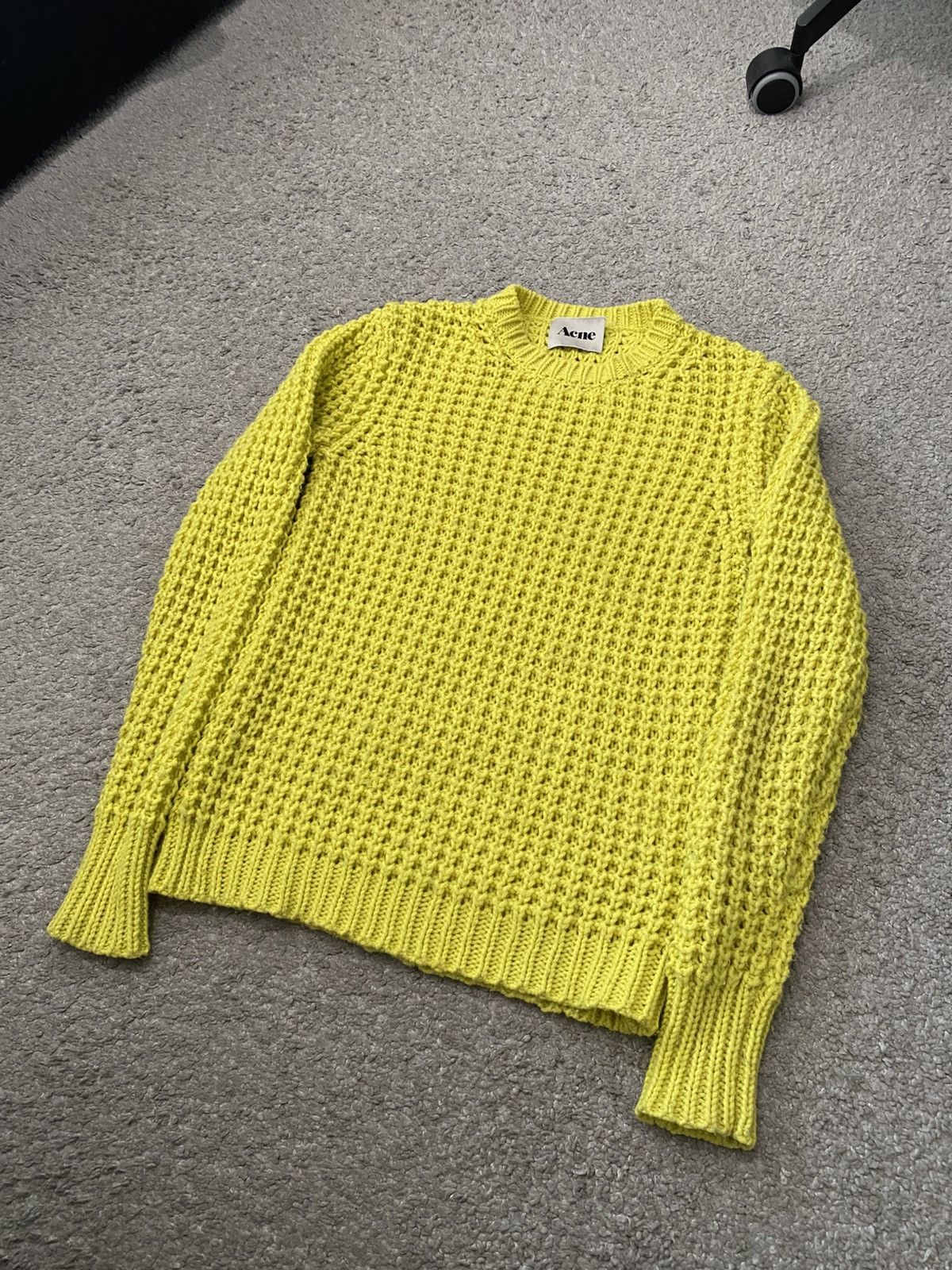 Acne Studios Acne Studios Lina Pineapple PAW12 Wool Waffle Knit y2k drip Size US M / EU 48-50 / 2 - 8 Thumbnail