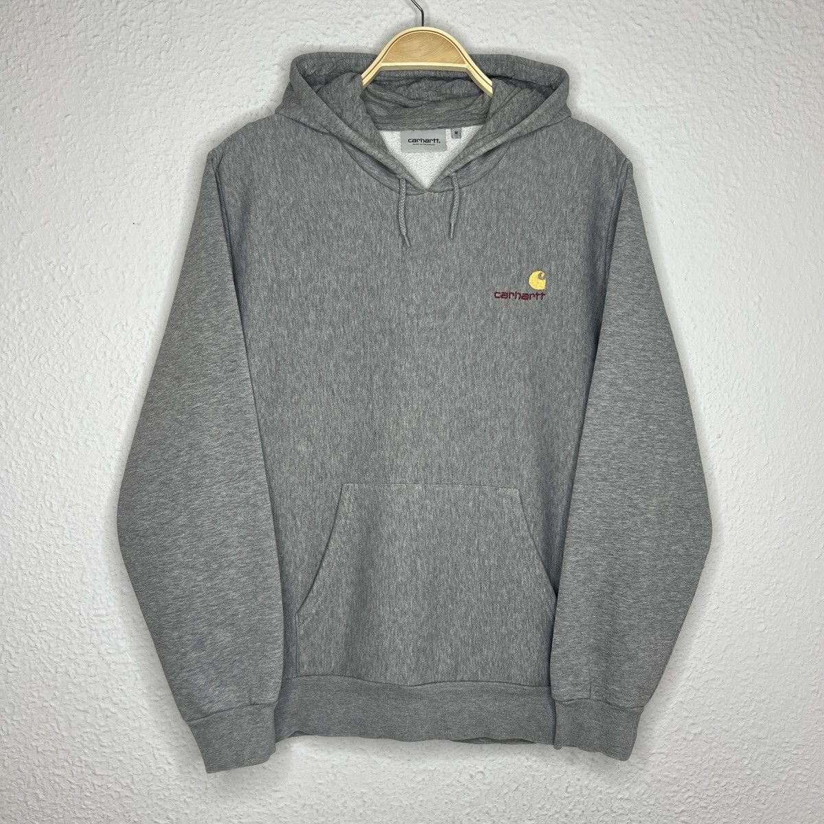 Carhartt Carhartt WiP Hoodie Sweatshirt Hooded Squad Sweat Grey Logo Size US M / EU 48-50 / 2 - 1 Thumbnail