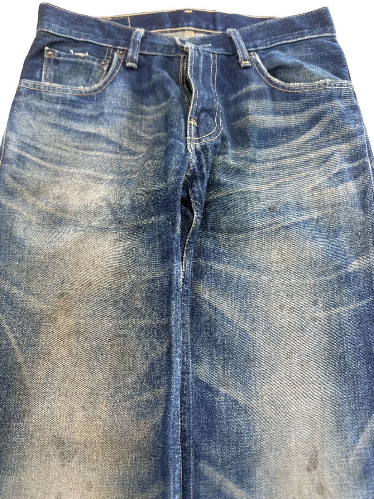 Levi's Vintage Levi’s 502 Selvedge Mud Wash Loose Jeans Size US 29 - 3 Thumbnail
