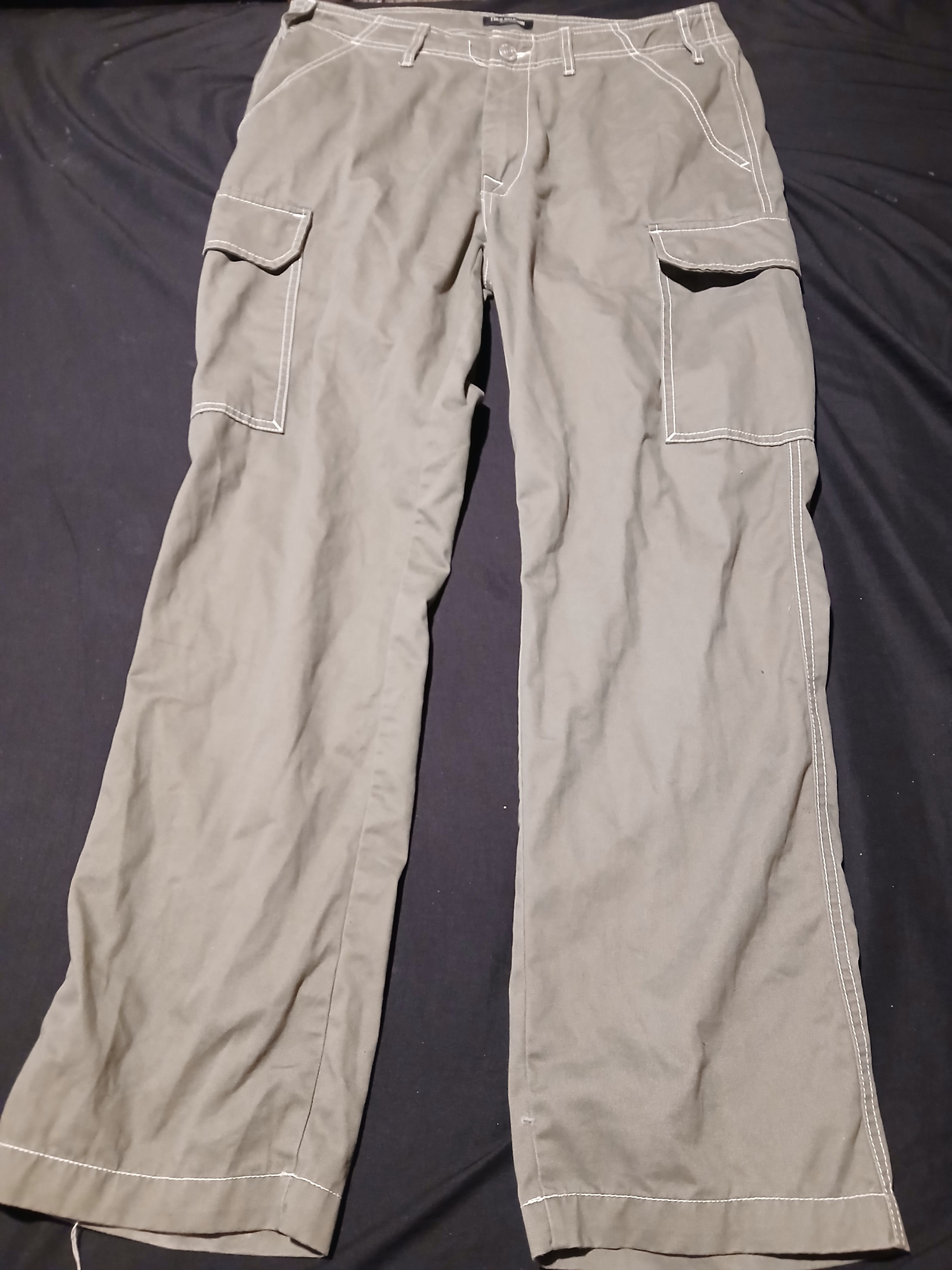 True Religion Mens true religion army green cargo pants Size US 33 - 1 Thumbnail