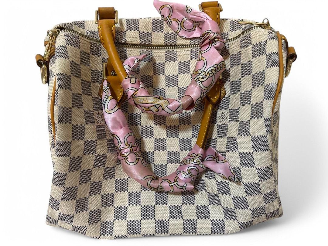 Louis Vuitton Louis Vuitton - Check Print Speedy 30 Handbag Boston Size ONE SIZE - 3 Thumbnail