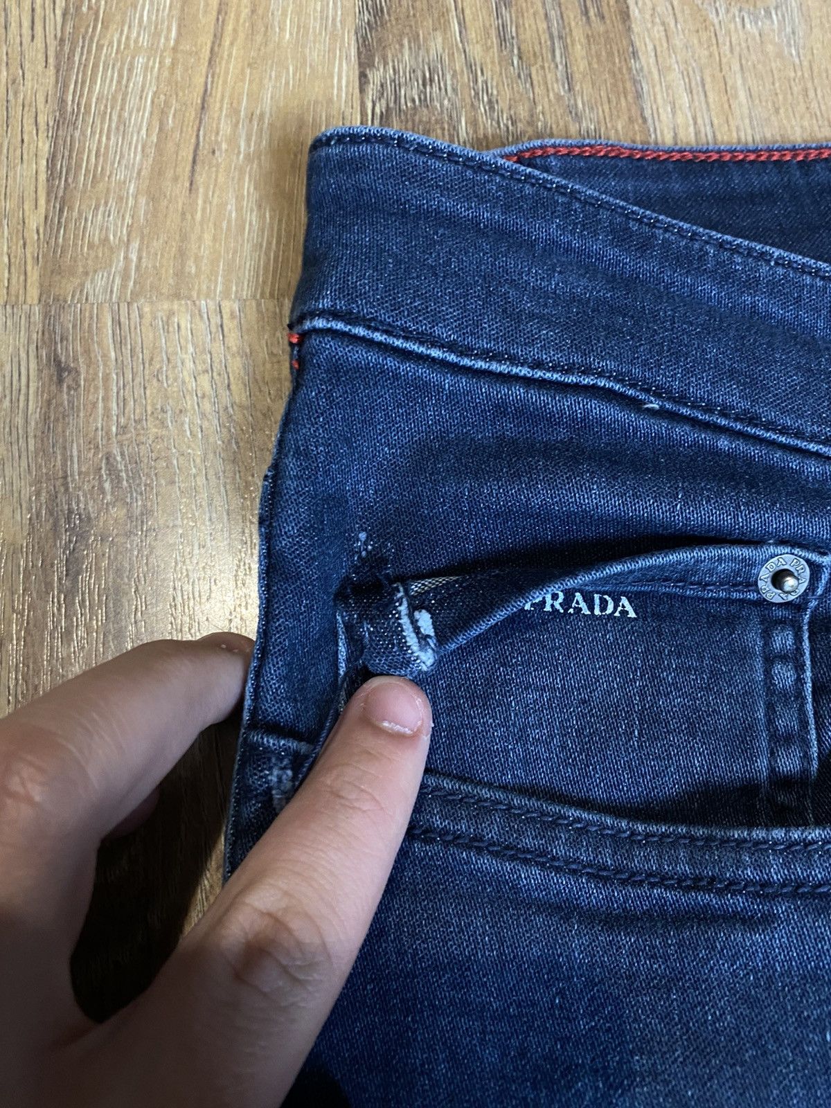 Prada Prada Black Tab Denim Jeans Size US 34 / EU 50 - 9 Thumbnail