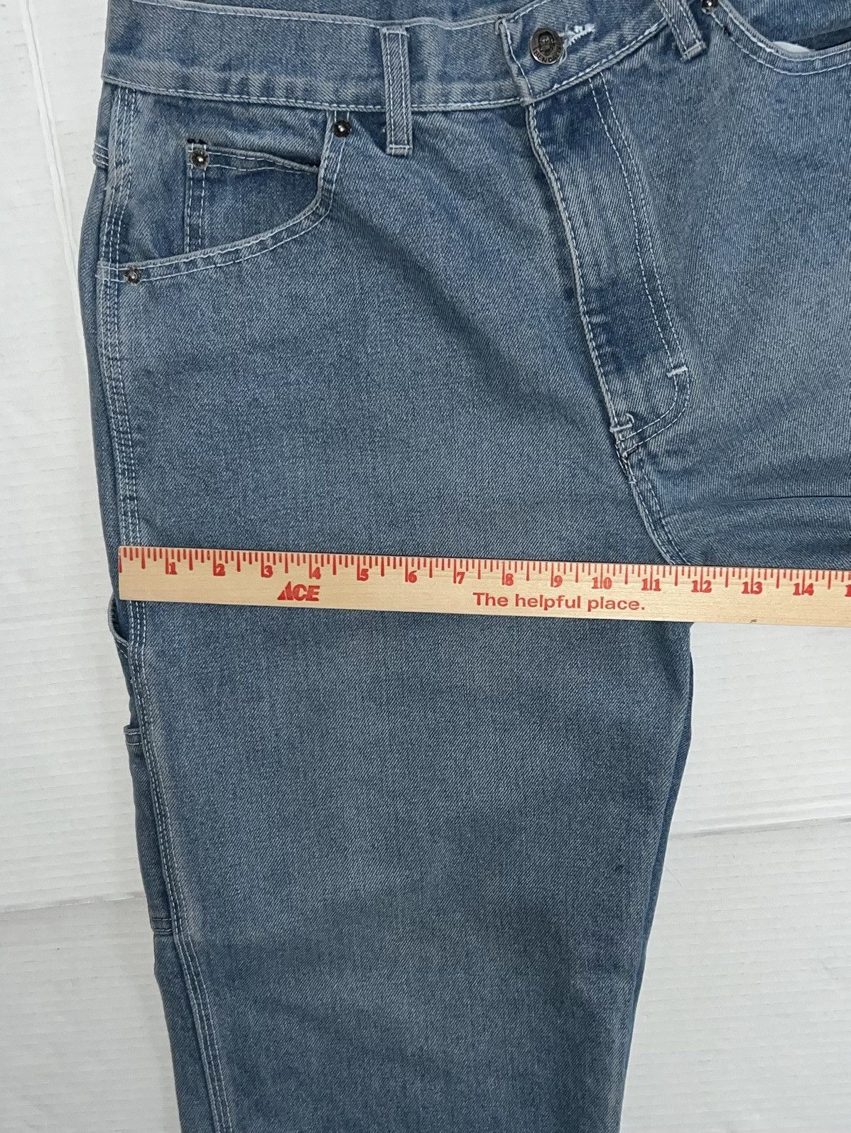 Ben Davis Vintage Ben Davis Baggy Carpenter Jeans Denim Y2k 90s 34x28 Size US 34 / EU 50 - 7 Thumbnail