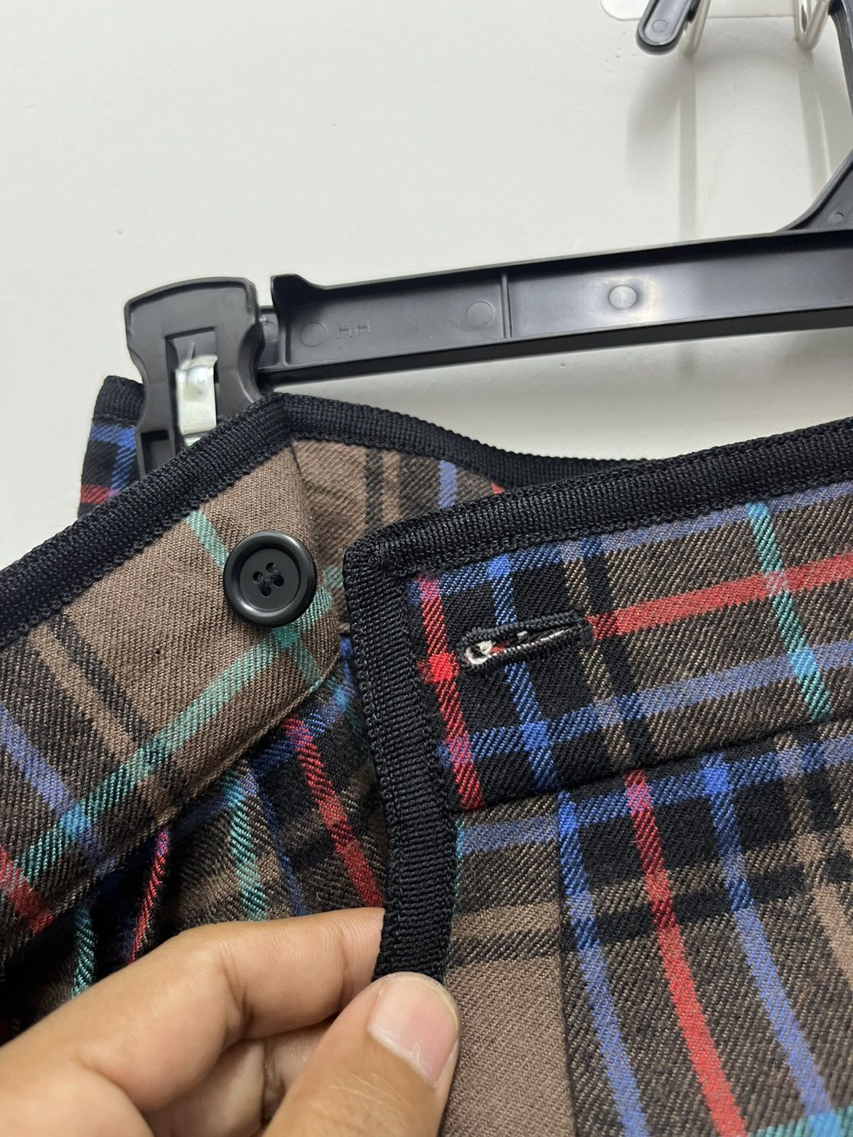 Yves Saint Laurent Vintage Yves Saint Laurent Paris YSL Wool Tartan Skirt Women Size 25" / US 0 / IT 36 - 6 Thumbnail