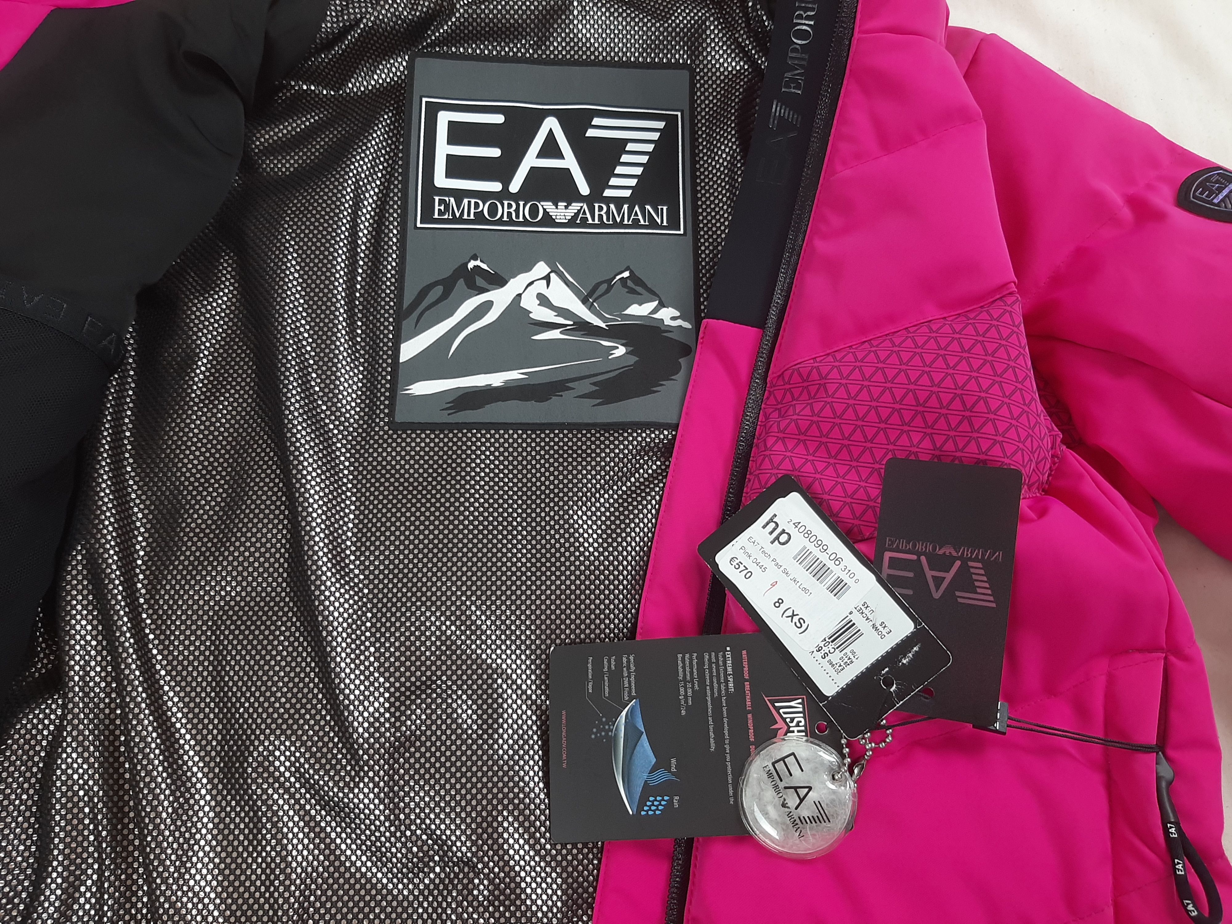 Emporio Armani Emporio Armani EA7 Ski Jacket Pink Women's Size XS Size XS / US 0-2 / IT 36-38 - 13 Thumbnail