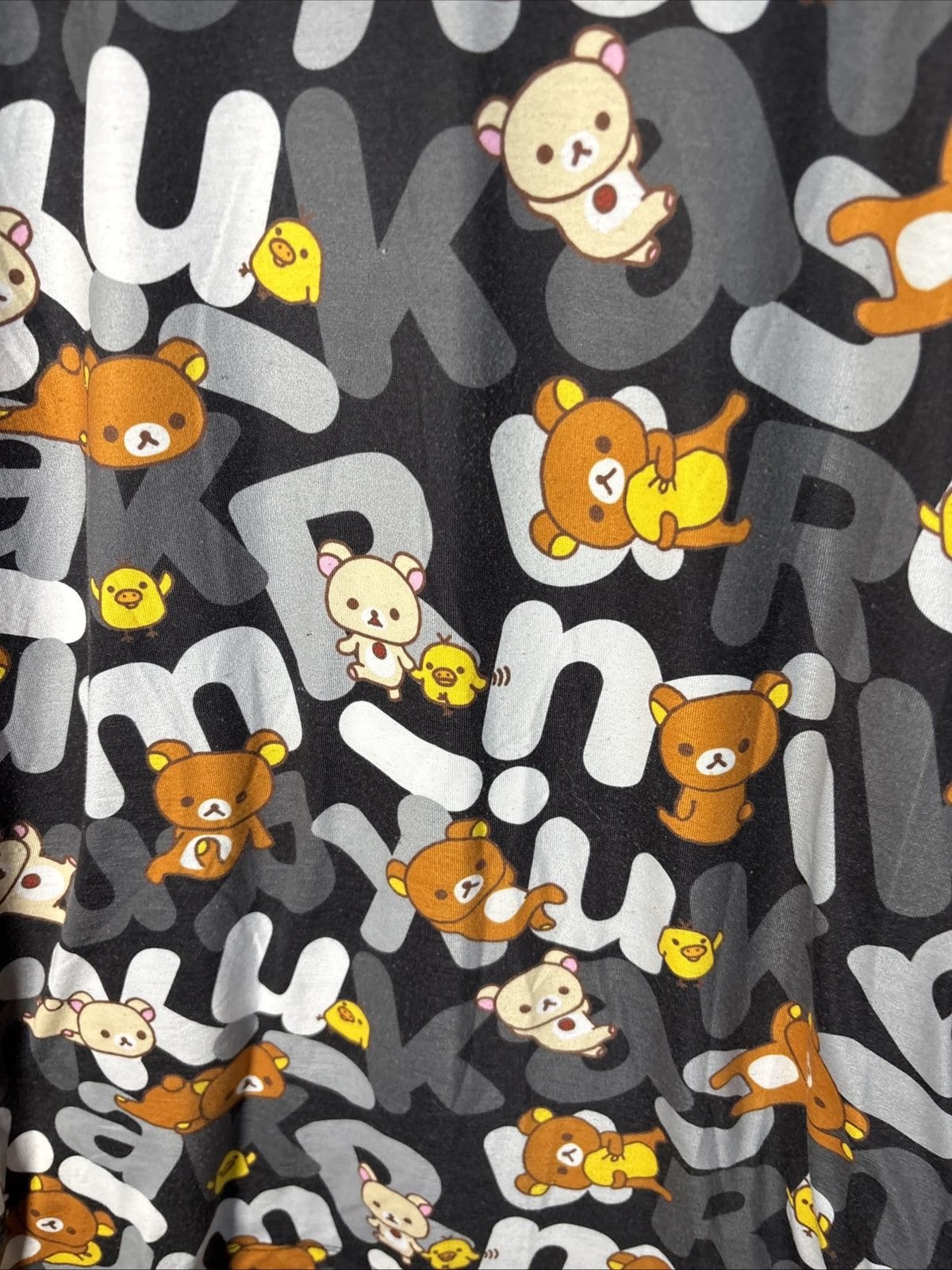 Other JapanLA 2016 Rilakkuma Alphabet Shirt USA Made Sz Small Size US S / EU 44-46 / 1 - 2 Thumbnail