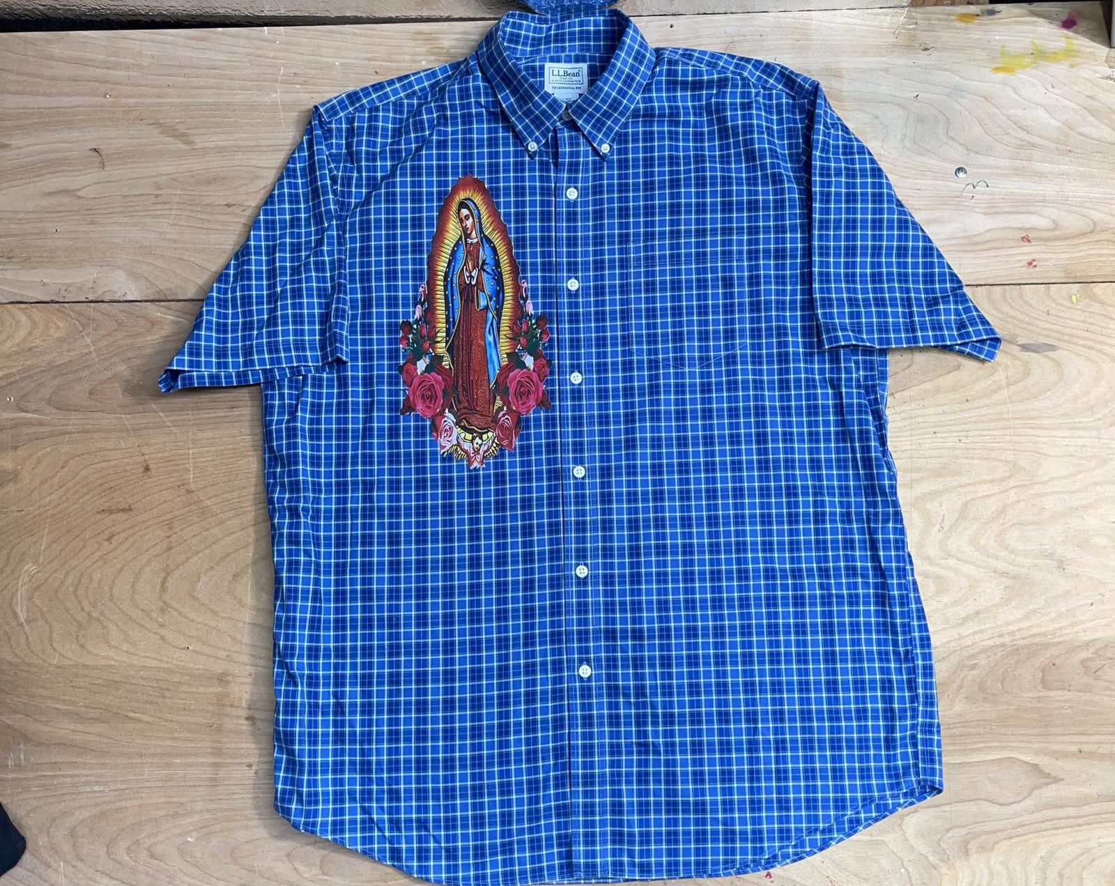 Affliction L.L BEAN VIRGIN MARRY STYLE FLANNEL Size 42R - 1 Thumbnail