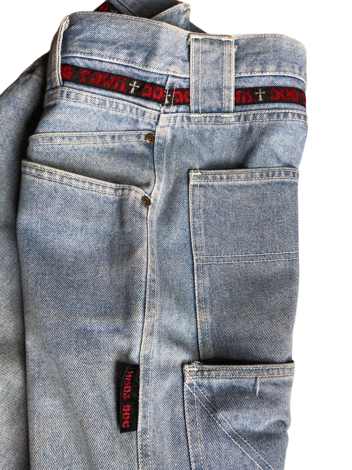 Dogtown × JNCO Distressed Dogtown Baggy Hip Hop Skateboard Pants Size US 30 / EU 46 - 7 Thumbnail