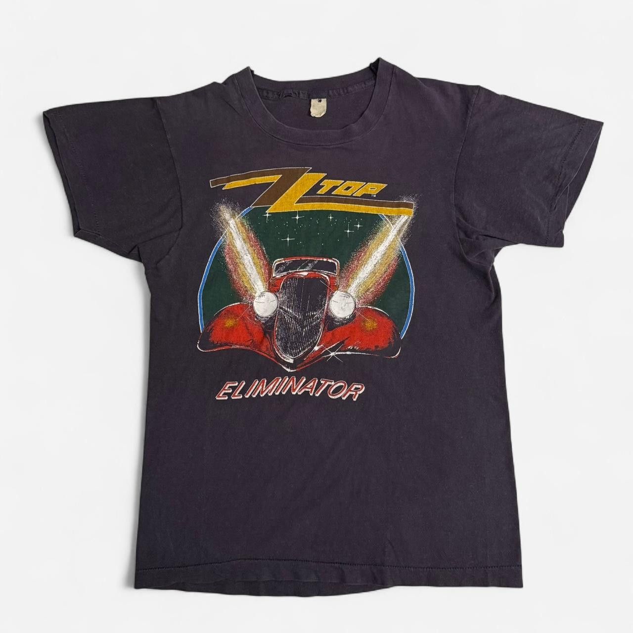 Vintage VTG 80s ZZ TOP ELiMiNATOR TEE Size US S / EU 44-46 / 1 - 1 Thumbnail