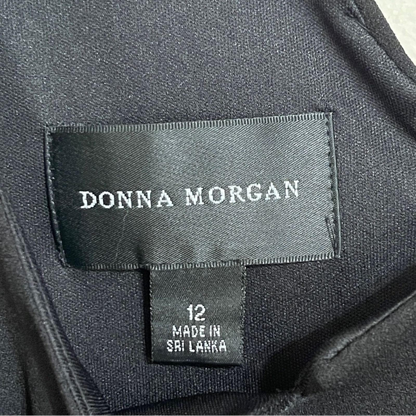 Donna Morgan Donna Morgan Sleeveless Jumpsuit Black Size 12 Size 34" / US 12 / IT 48 - 7 Thumbnail