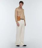 Saint Laurent Paris o1y0325 Solid Color Shirt in Khaki Size US M / EU 48-50 / 2 - 5 Thumbnail