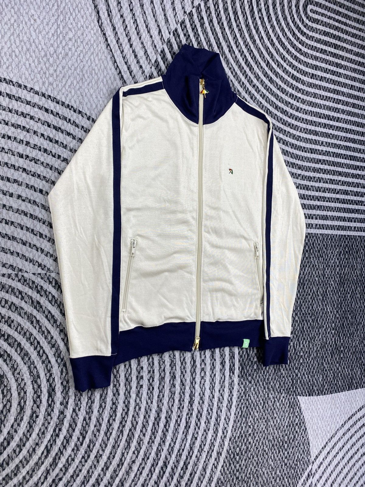 Palmer Trading Company Vintage 80s Arnold Palmer Back Hit Spellout Zip-Up Jacket Size US S / EU 44-46 / 1 - 3 Thumbnail