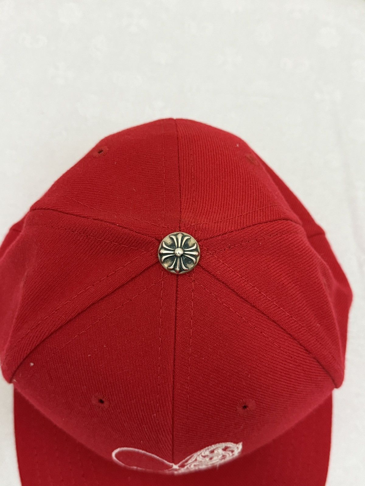 Chrome Hearts ChromeHearts Baseball Heart Snapback Red Size ONE SIZE - 2 Thumbnail