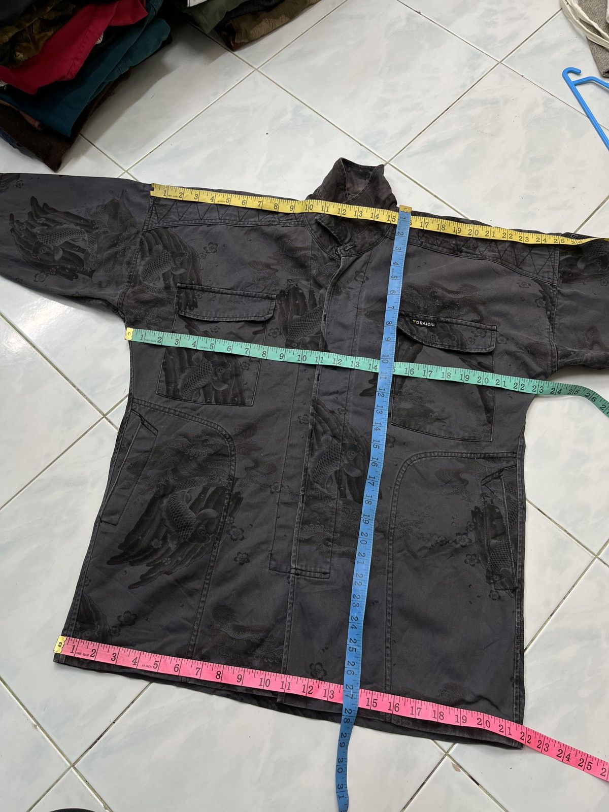 Japanese Brand × Vintage 🔥🔥🔥ARCHIVE TORAICHI SUKAJAN KOI FISH JACKET Size US S / EU 44-46 / 1 - 22 Thumbnail