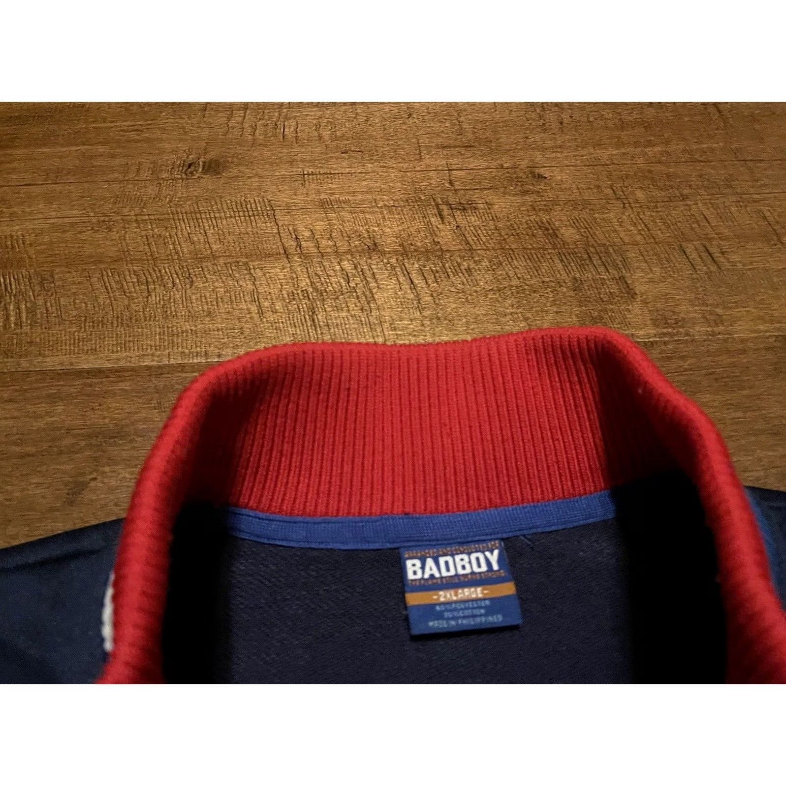 Vintage Y2K Bad Boy Hip Hop Streetwear Full Zip Track Jacket Mens 2XL Red White Blue Size US XXL / EU 58 / 5 - 3 Thumbnail