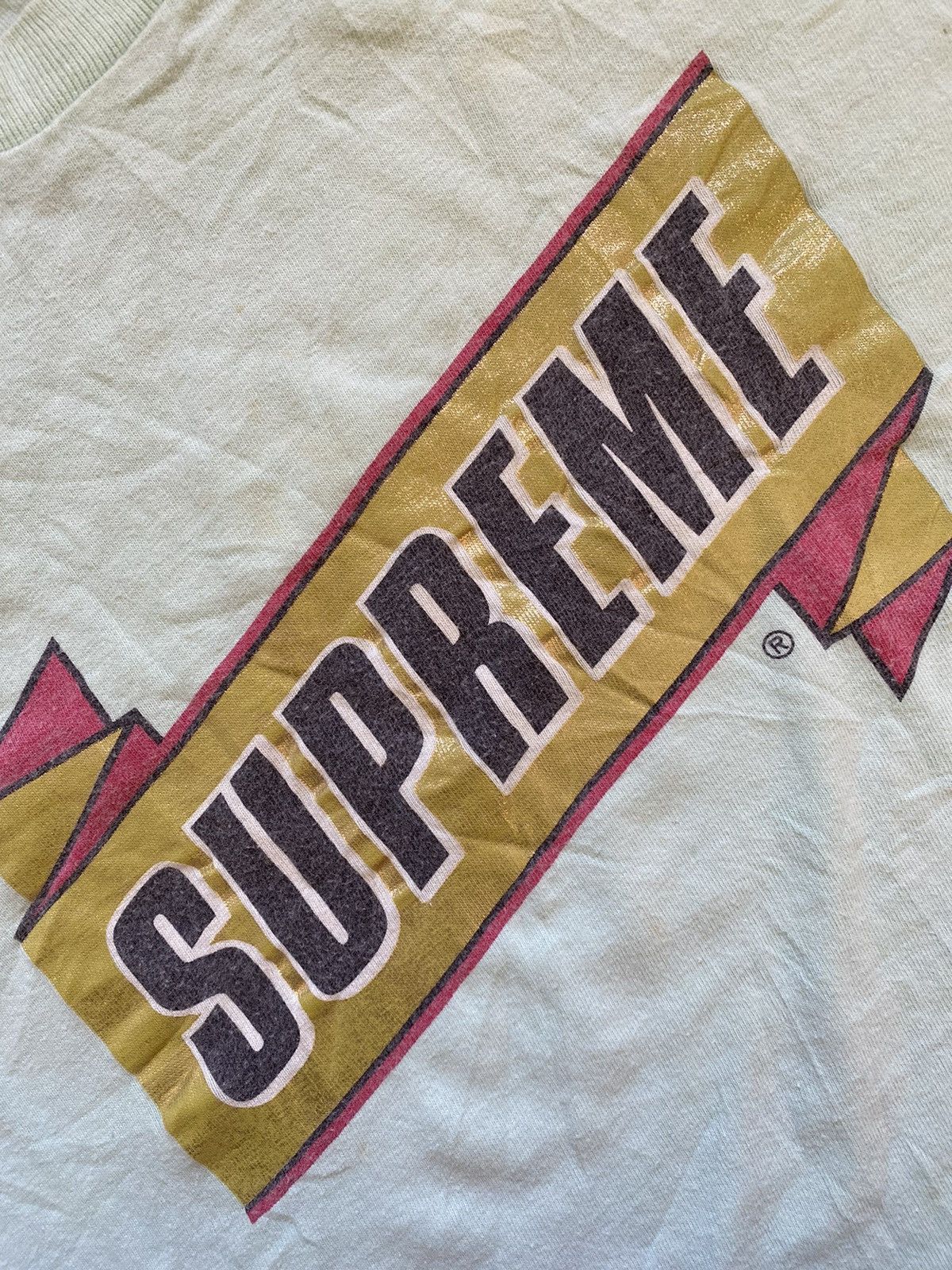 Designer × Supreme SUPREME SS13 GOLD FOIL BANNER Size US XL / EU 56 / 4 - 2 Thumbnail