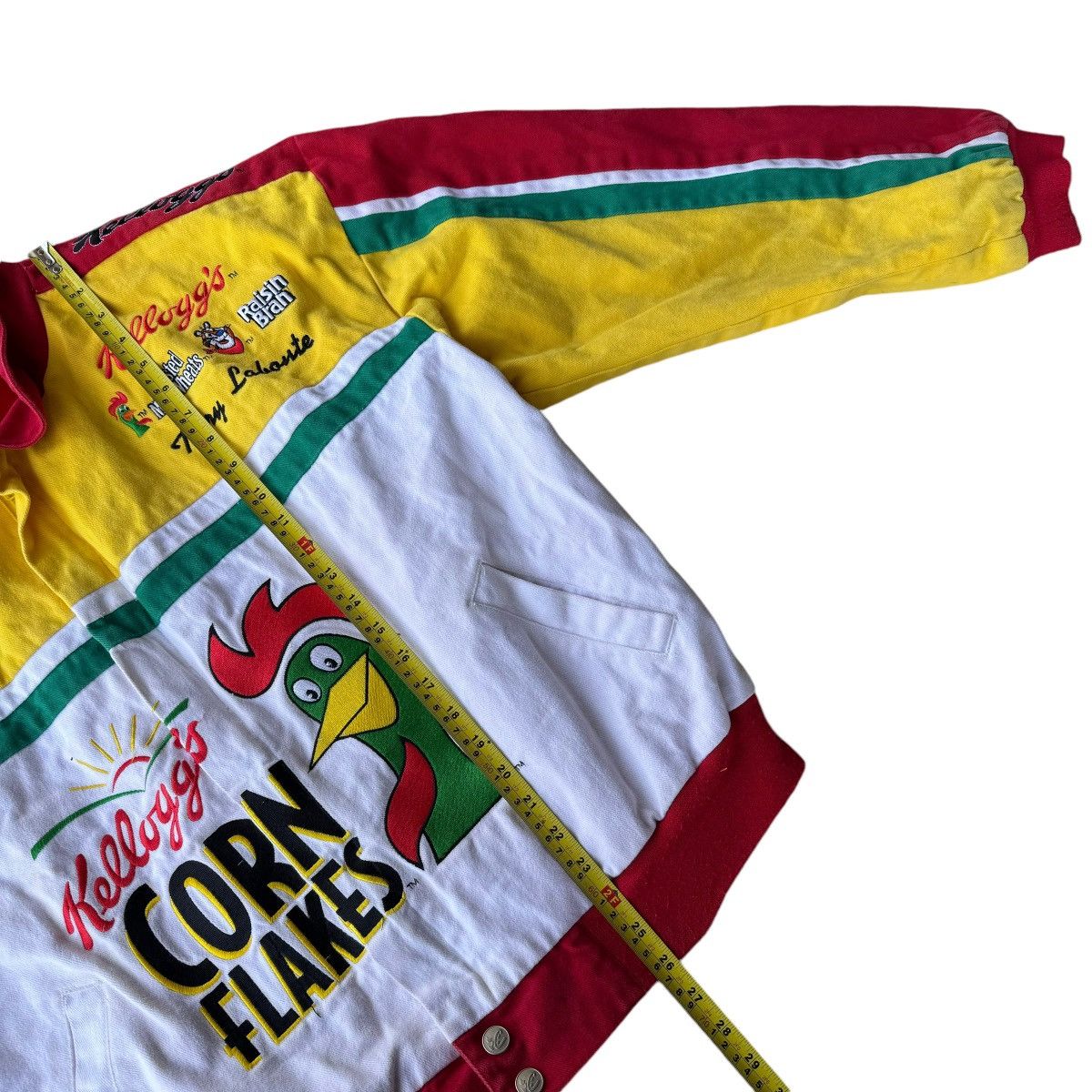 NASCAR × Vintage 90s RACING JACKET TERRY LABONTE KELLOGGS CEREAL NASCAR Size US L / EU 52-54 / 3 - 12 Thumbnail