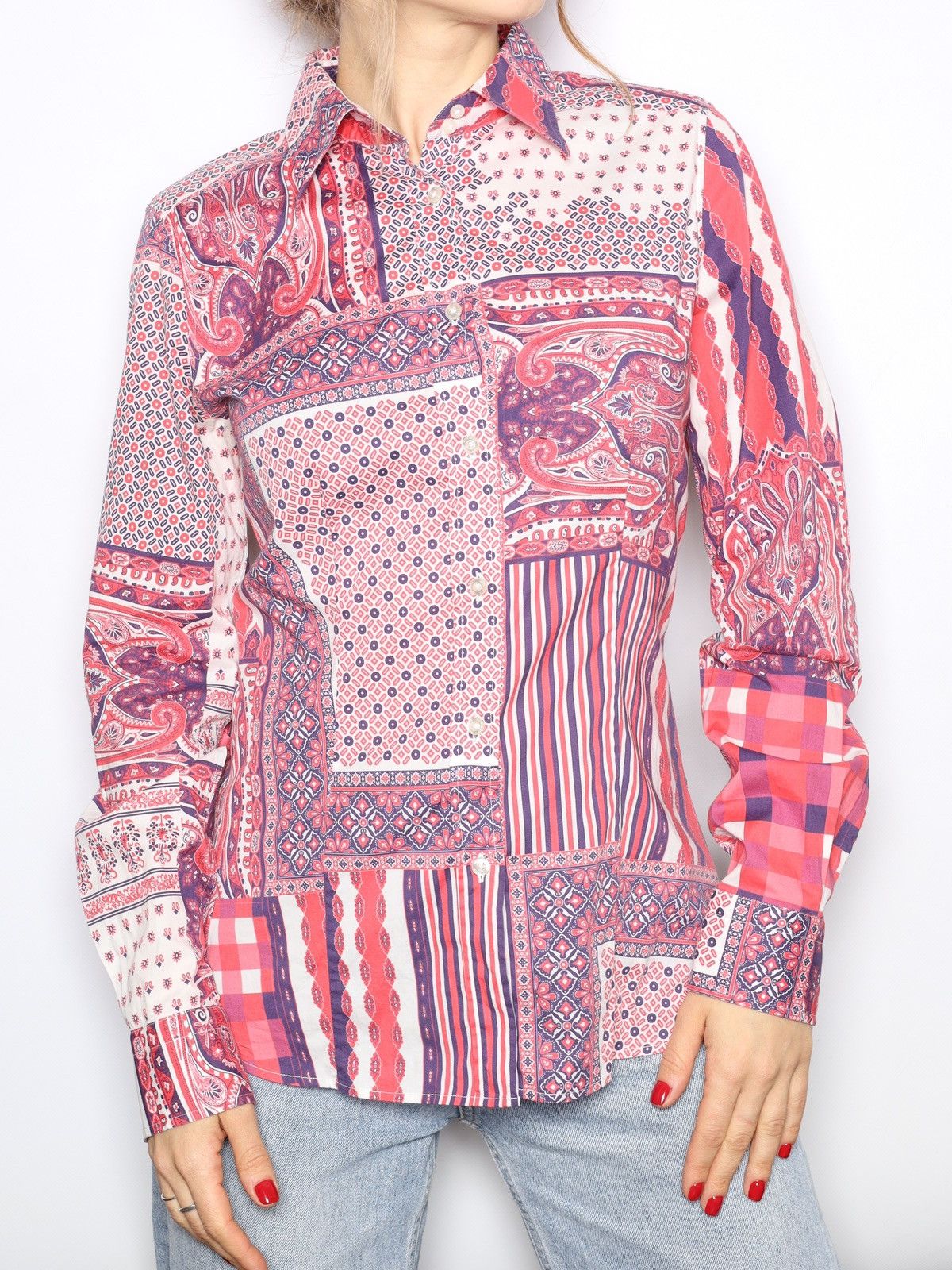 Etro Etro Bandana Printed Shirt Cotton Size M / US 6-8 / IT 42-44 - 3 Thumbnail
