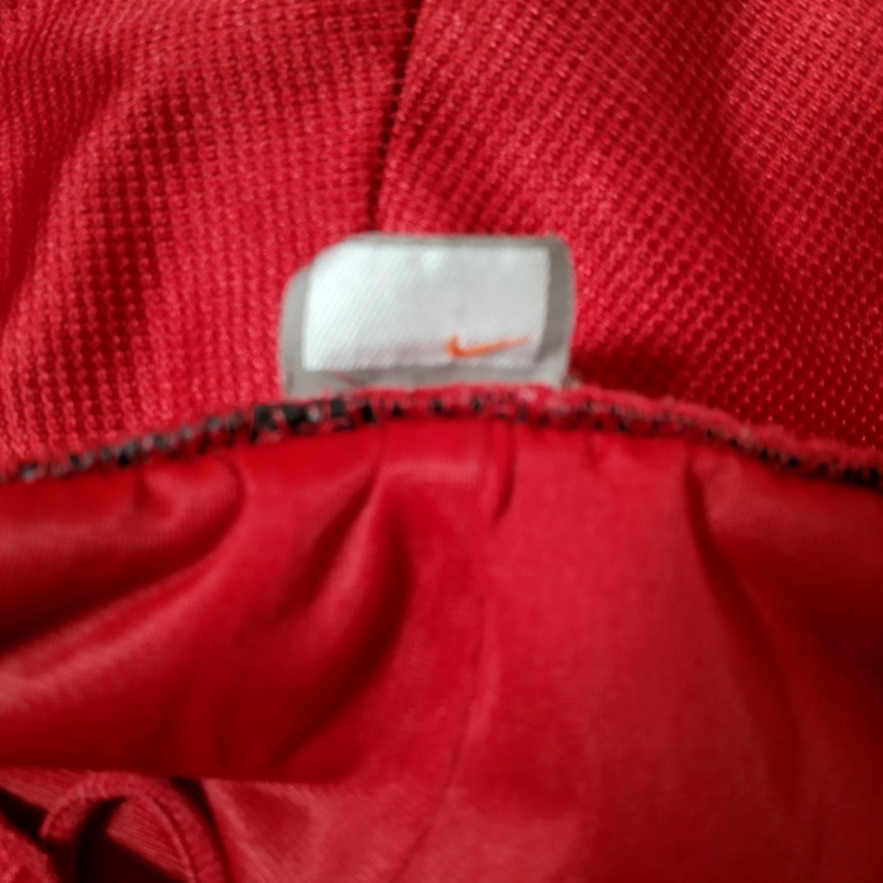 Nike VINTAGE Nike Basketball Shorts Men L Red Athletic Grid Elastic Drawstring Pocketed 34" Waist 9.5" Inseam Size US 33 - 7 Thumbnail
