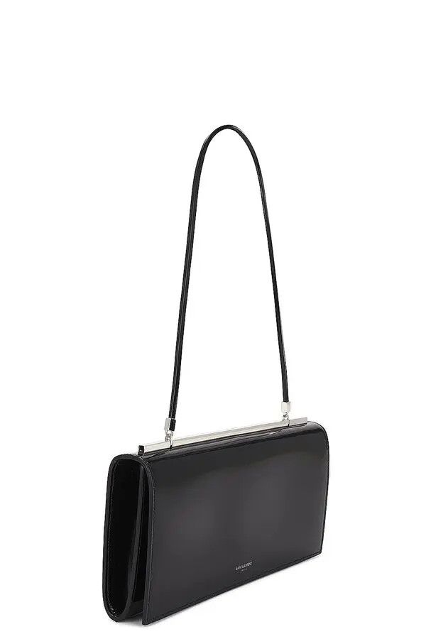 Saint Laurent Paris o1bcso1str0325 Size: OS/Suzanne Baguette in Black Size ONE SIZE - 4 Thumbnail