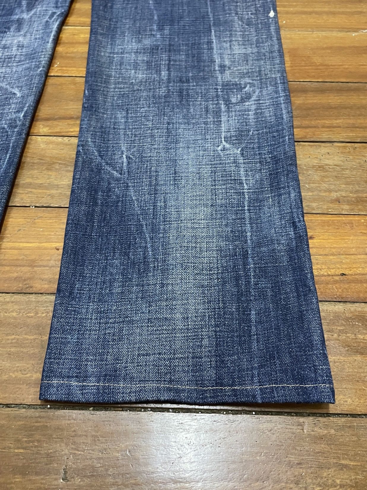 Energie Rare Design Vintage Brand Energie Distressed Jeans 2000s Size US 31 - 8 Thumbnail