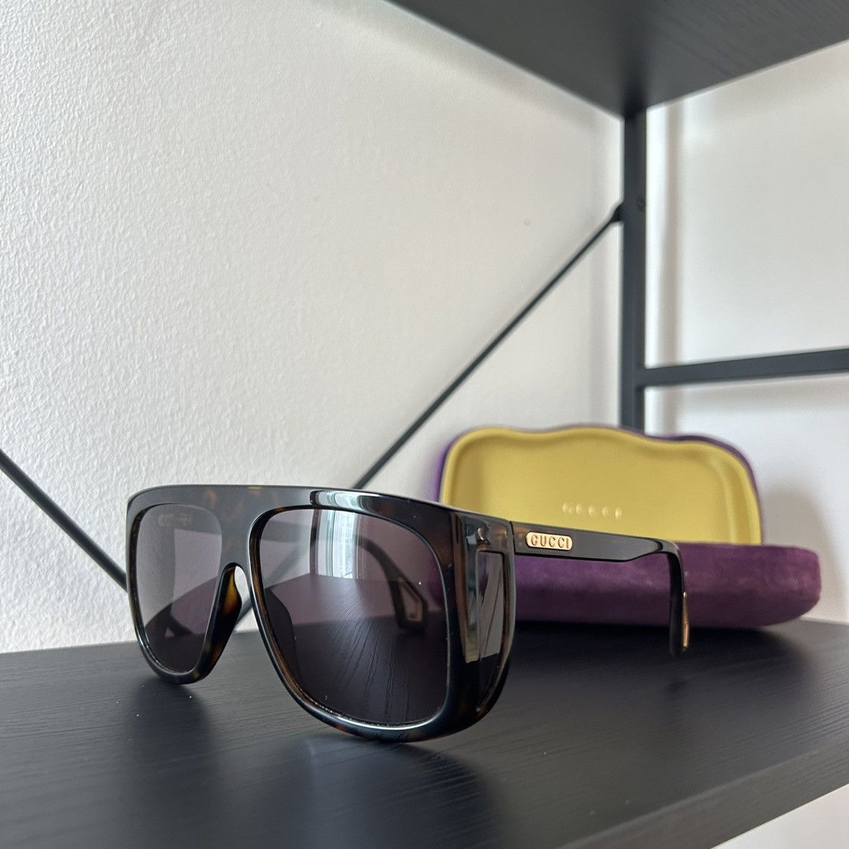 Gucci Gucci Massive Oversized Square Tinted Archive Sunglasses
