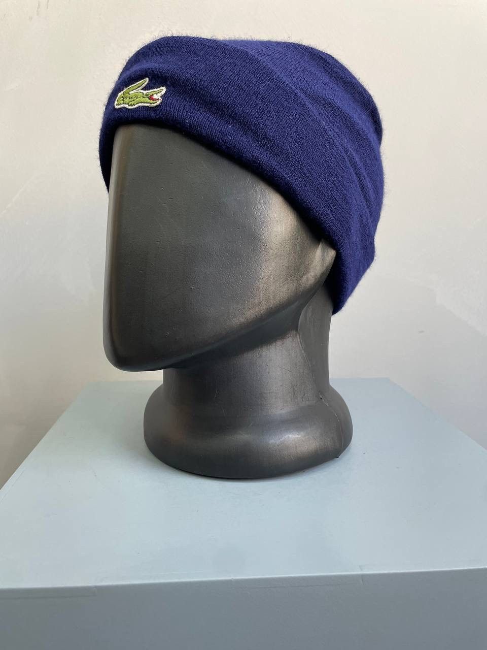 Lacoste × Vintage SALE💣💣 Lacoste Chemise Vintage Beanie hat Made in France I Size ONE SIZE - 1 Thumbnail