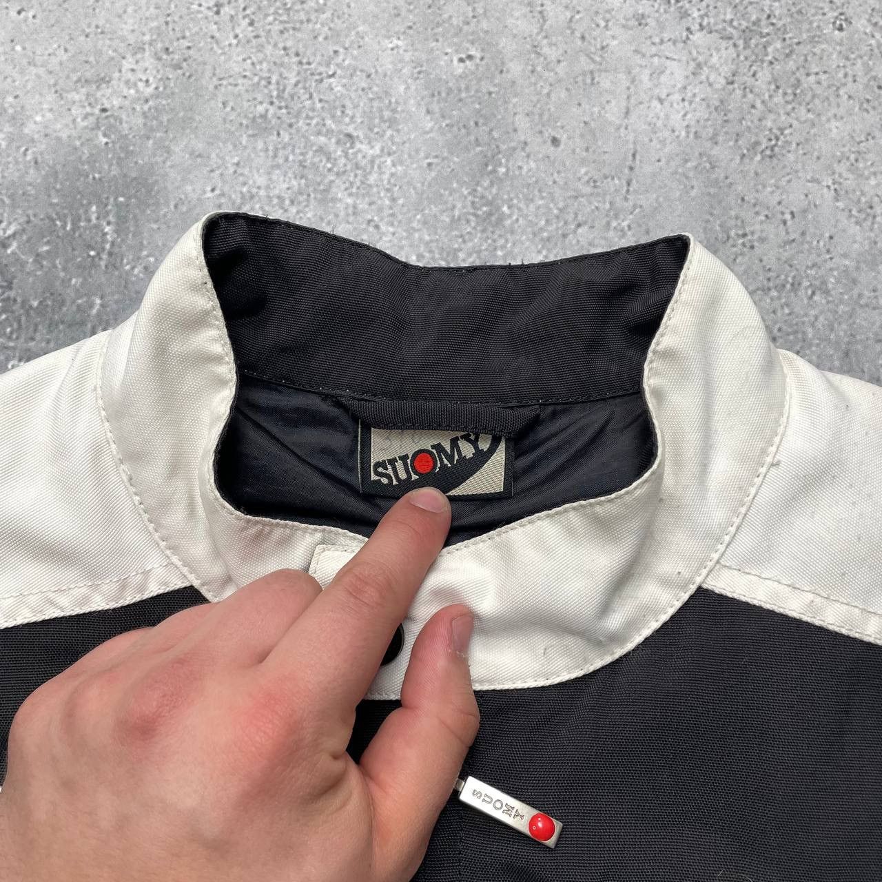 Vintage Vintage 2000s Suomy Track Assistance Team Racing Jacket Size US L / EU 52-54 / 3 - 9 Thumbnail