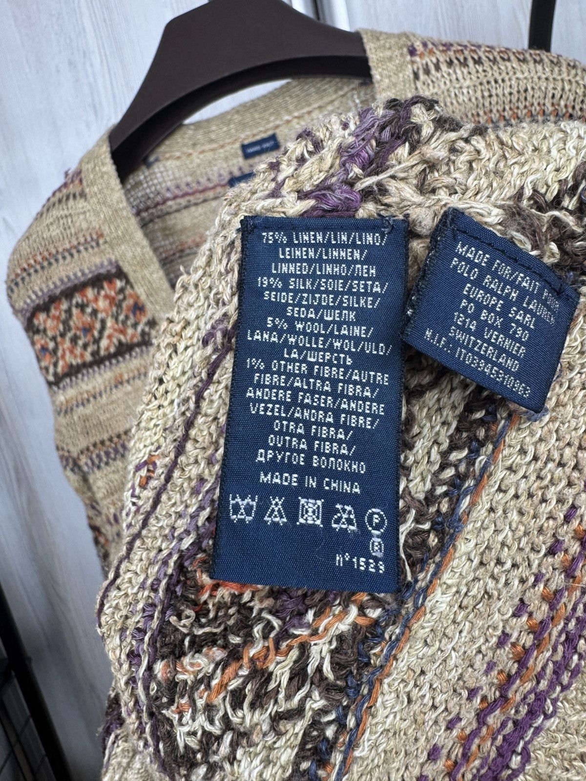 Ralph Lauren Ralph Lauren Blue Label Cardigan Sweater Fair Isle Linen XS Size XS / US 0-2 / IT 36-38 - 11 Thumbnail