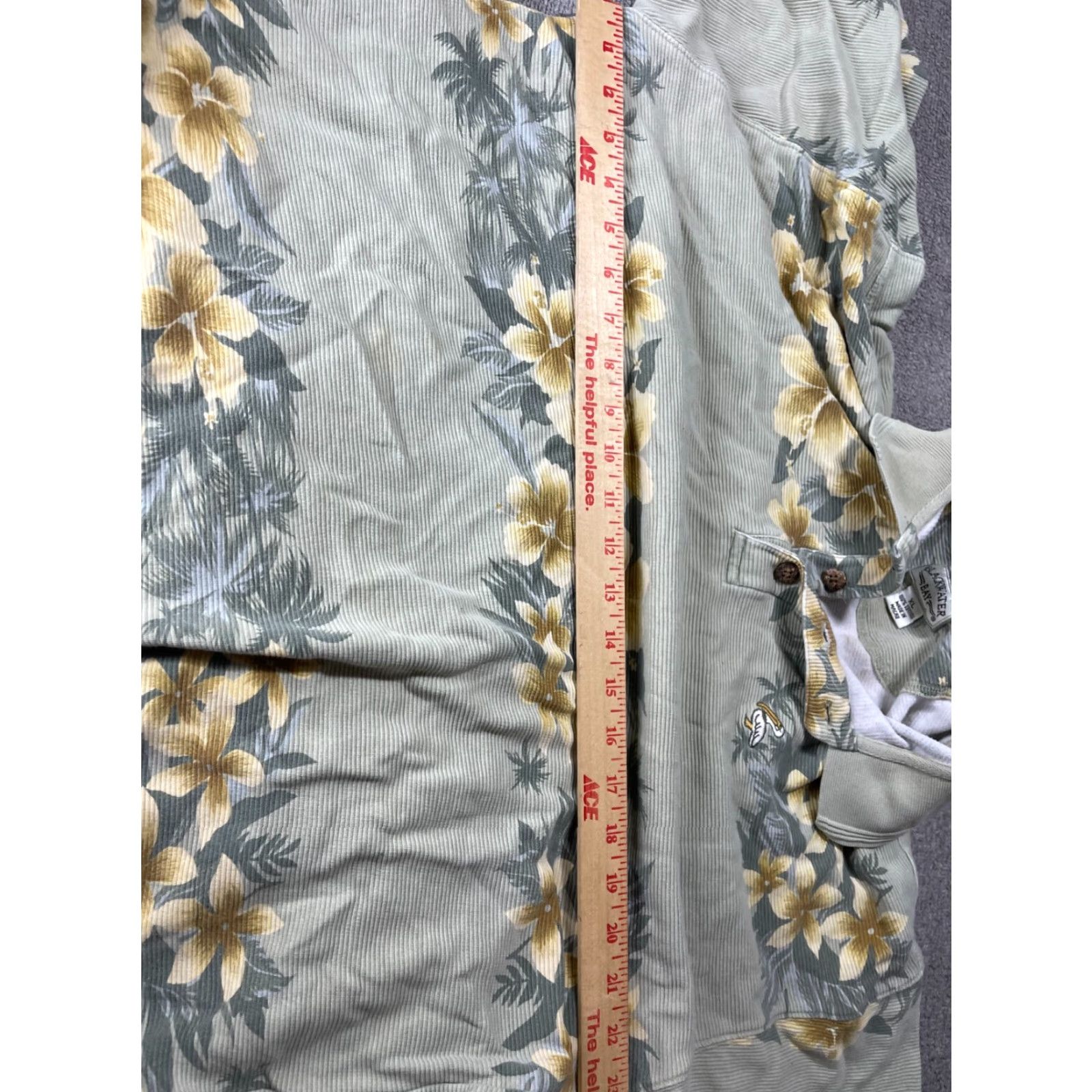 Vintage VINTAGE? Blackwater Bay Polo Shirt Mens XL Floral Tropical Hawaiian Short Sleeve Collared Golf Shirt Size US XL / EU 56 / 4 - 3 Thumbnail