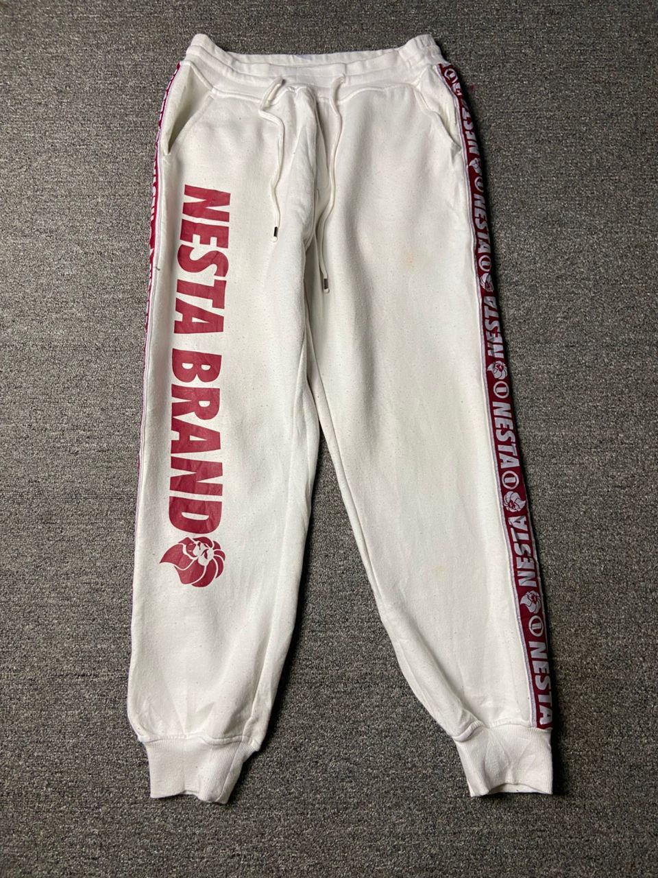 Japanese Brand Nesta Brand Sweatpants with Stripe Side Tape (169) Size US 28 / EU 44 - 1 Thumbnail
