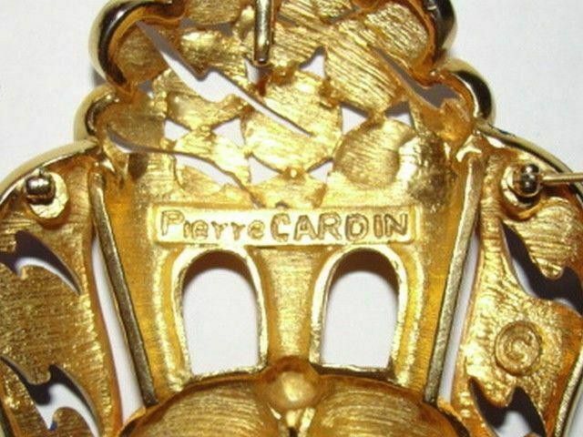 Pierre Cardin Pierre Cardin 18 kt Gold Plated Enamel Poodle Head Pin Size ONE SIZE - 4 Thumbnail