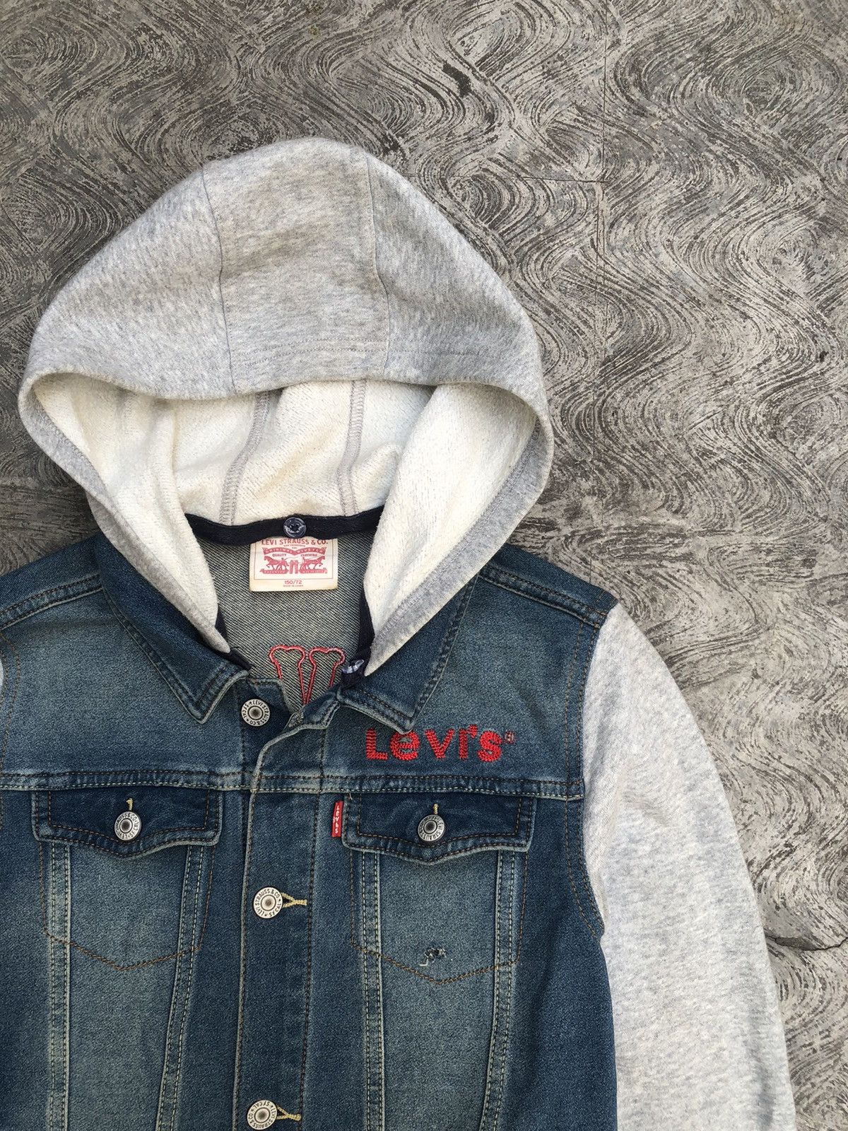 Levi's Levi’s Jeans Jacket Hoodie Patchwork Number Nine LGB Style Size US M / EU 48-50 / 2 - 7 Thumbnail